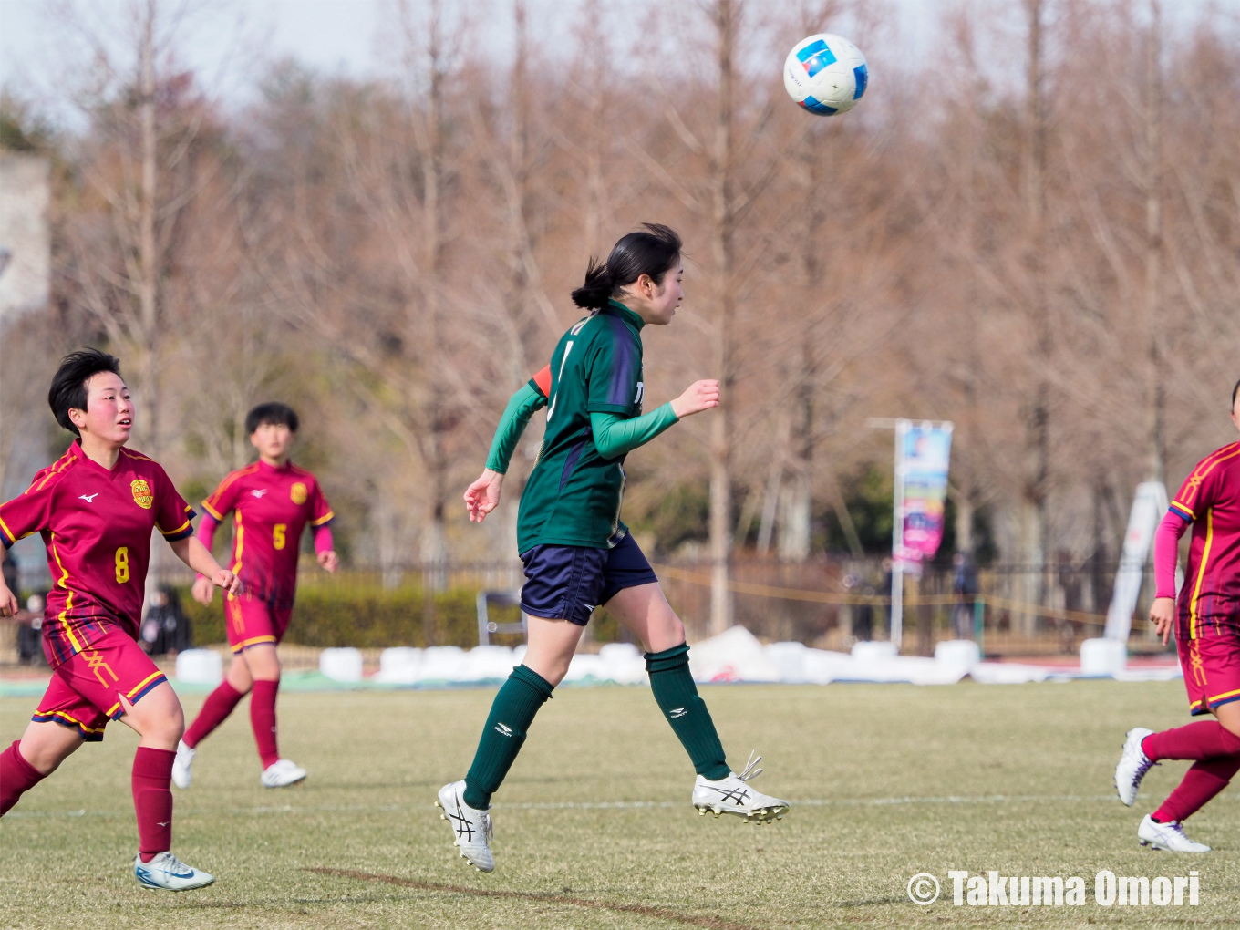 撮影日：2024年1月5日
全日本高等学校女子サッカー選手権 準々決勝