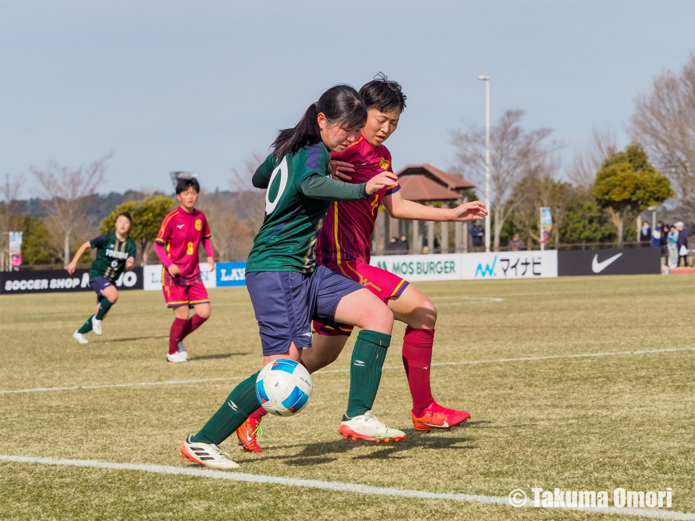 撮影日：2024年1月5日
全日本高等学校女子サッカー選手権 準々決勝