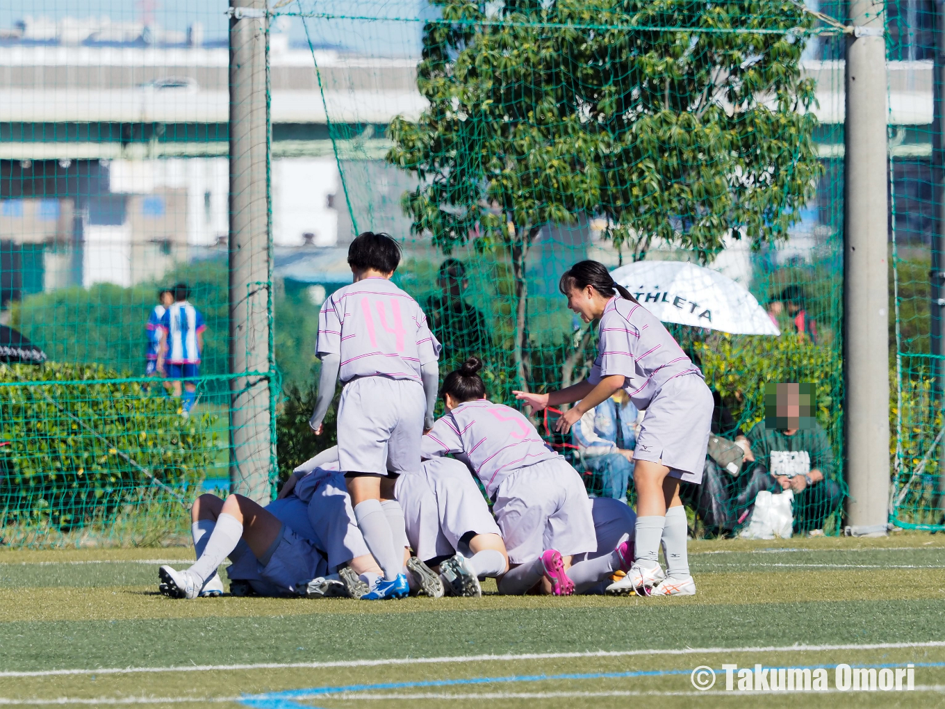 撮影日：2024年11月9日 
第33回全日本高校女子サッカー選手権大阪府予選 決勝リーグ第1節