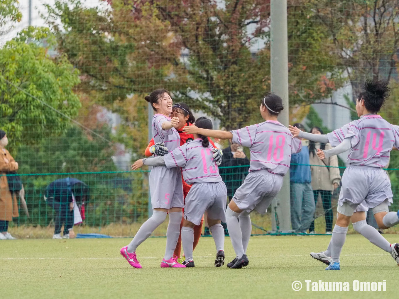 撮影日：2024年11月16日 
第33回全日本高校女子サッカー選手権大阪府予選 決勝リーグ第2節