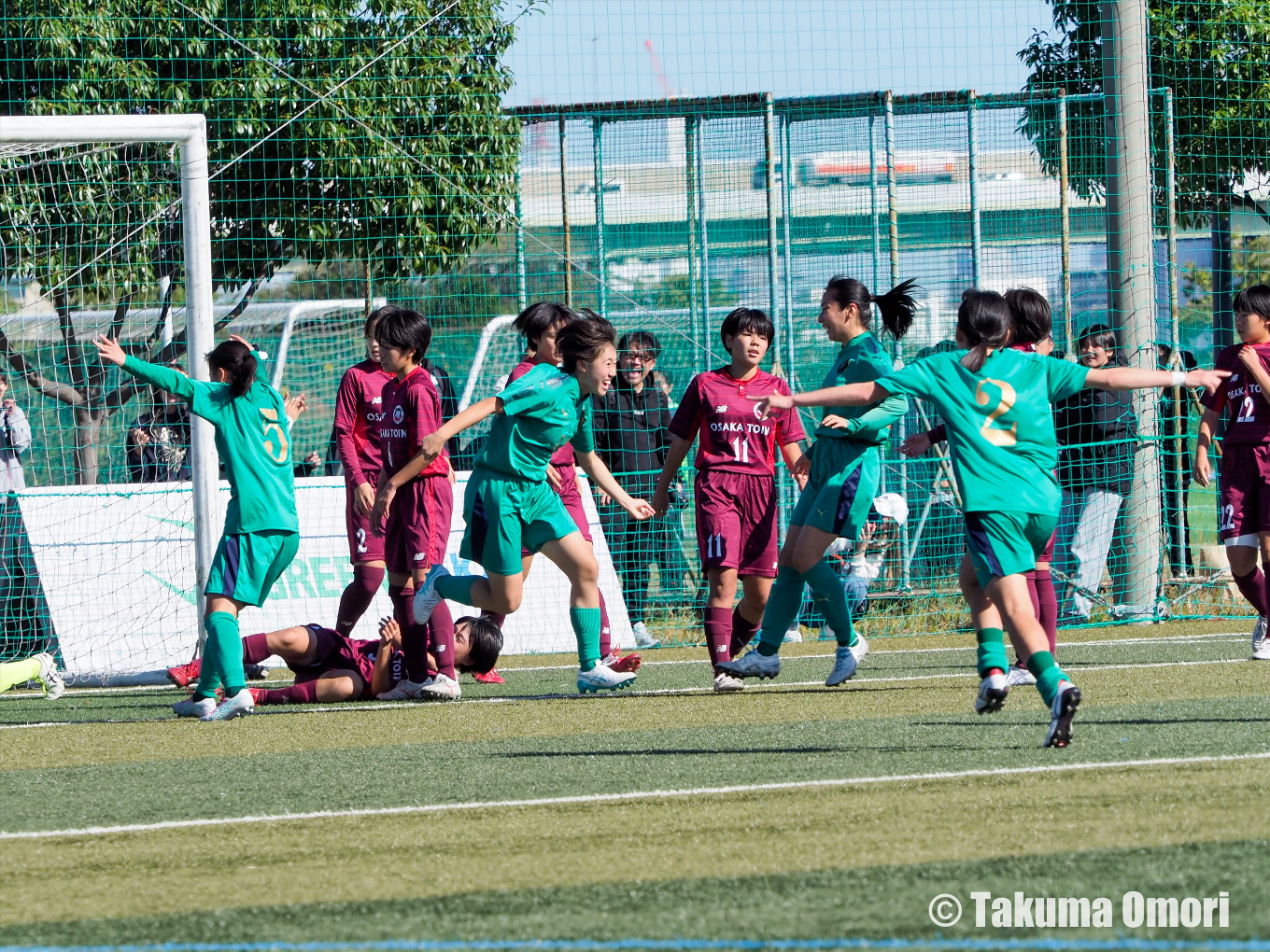 撮影日：2024年11月9日
第33回全日本高校女子サッカー選手権大阪府予選 決勝リーグ第1節