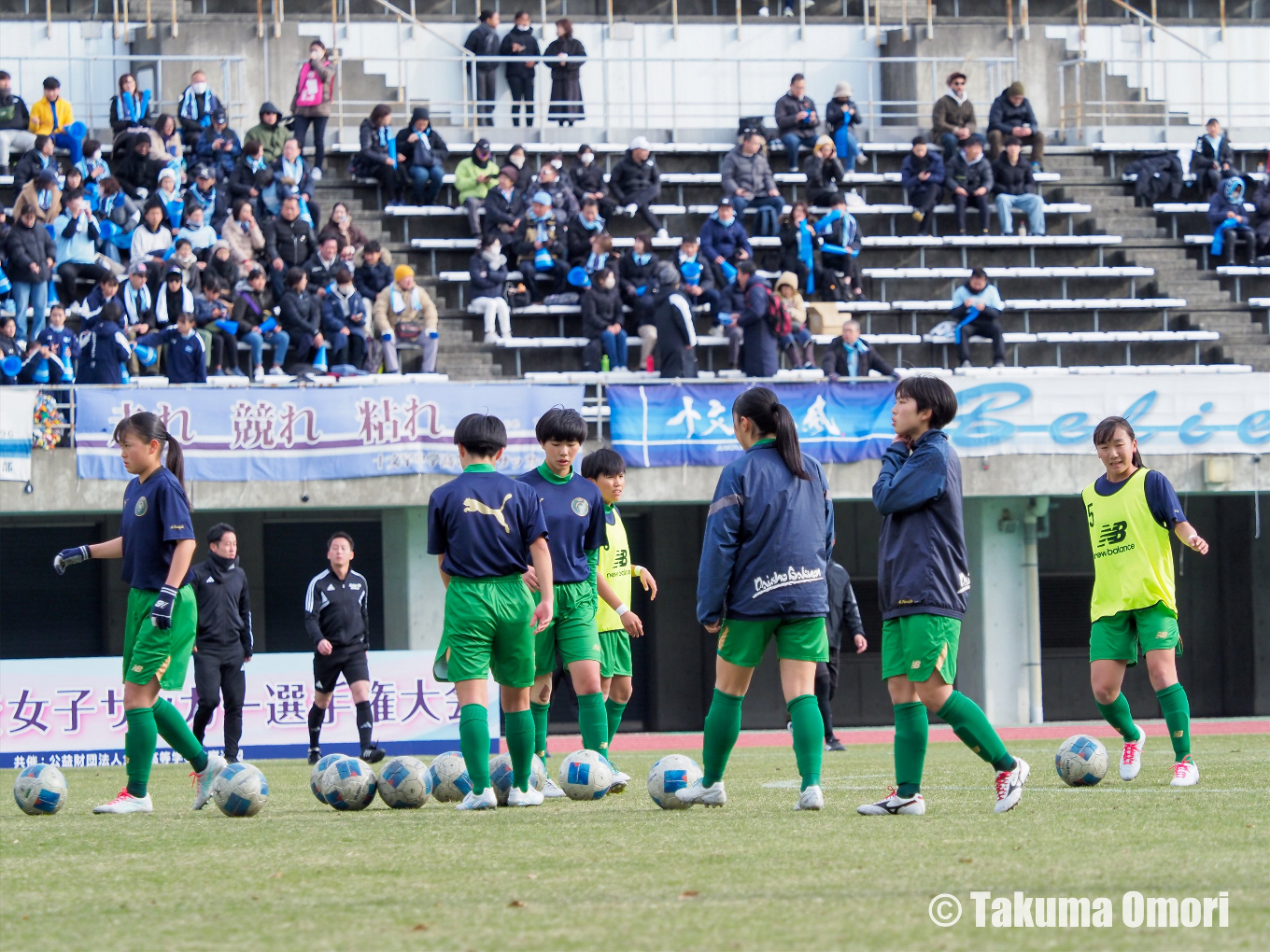 撮影日：2024年12月30日 
全日本高等学校女子サッカー選手権 2回戦