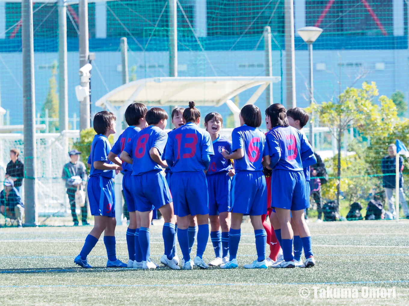 撮影日：2024年11月9日 
第33回全日本高校女子サッカー選手権大阪府予選 決勝リーグ第1節