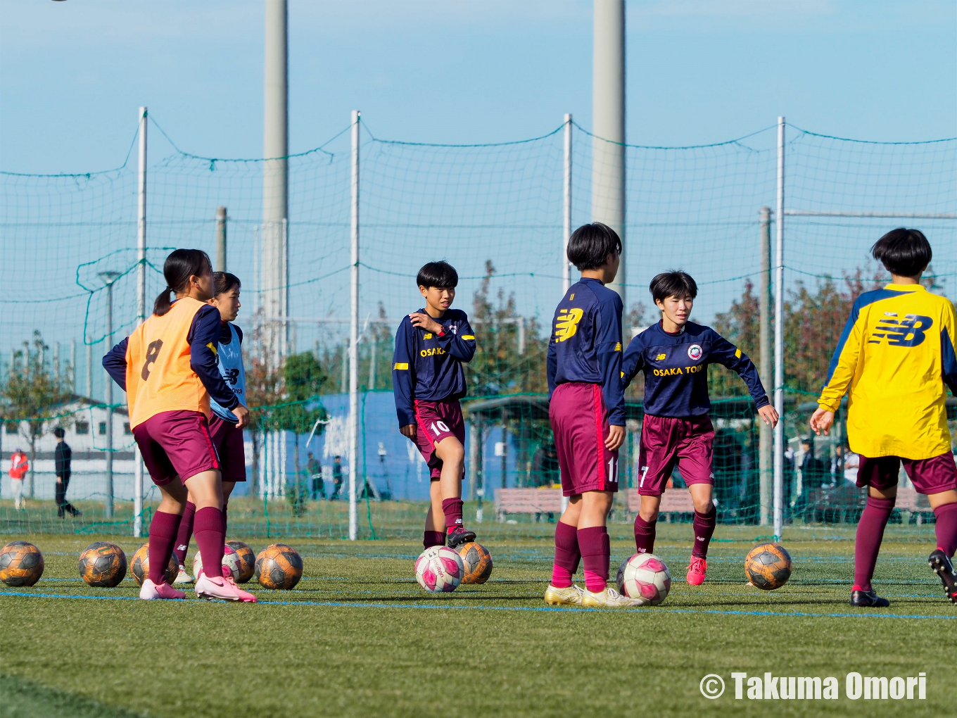 撮影日：2024年11月9日 
第33回全日本高校女子サッカー選手権大阪府予選 決勝リーグ第1節