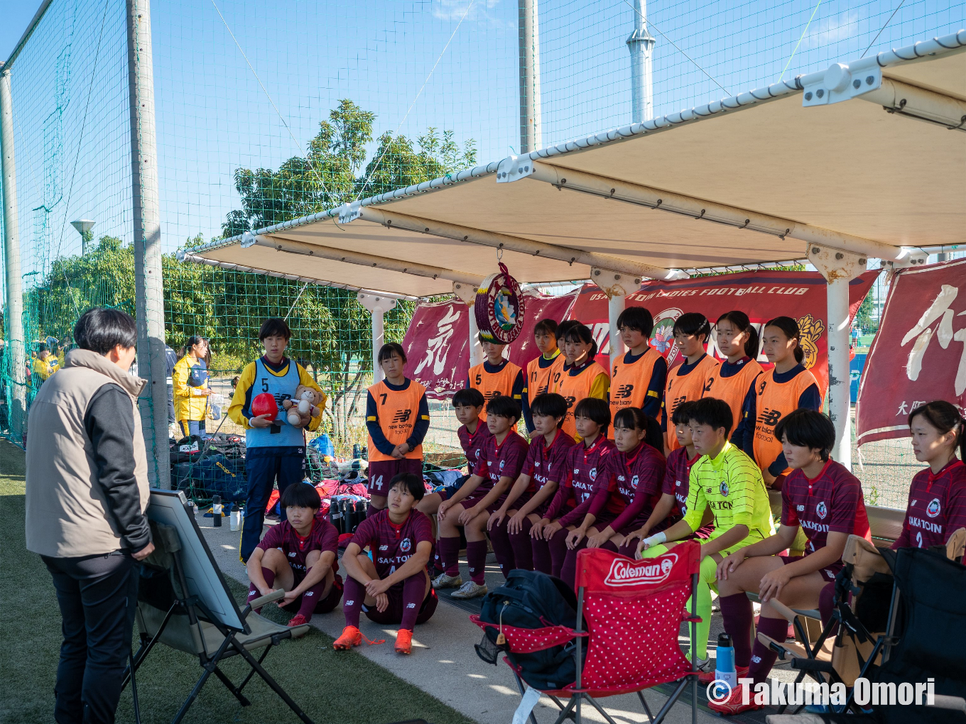 撮影日：2024年11月9日 
第33回全日本高校女子サッカー選手権大阪府予選 決勝リーグ第1節