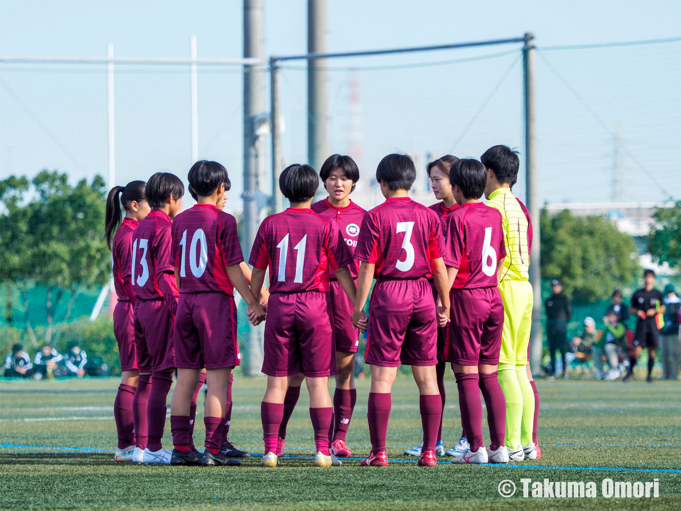 撮影日：2024年11月9日 
第33回全日本高校女子サッカー選手権大阪府予選 決勝リーグ第1節