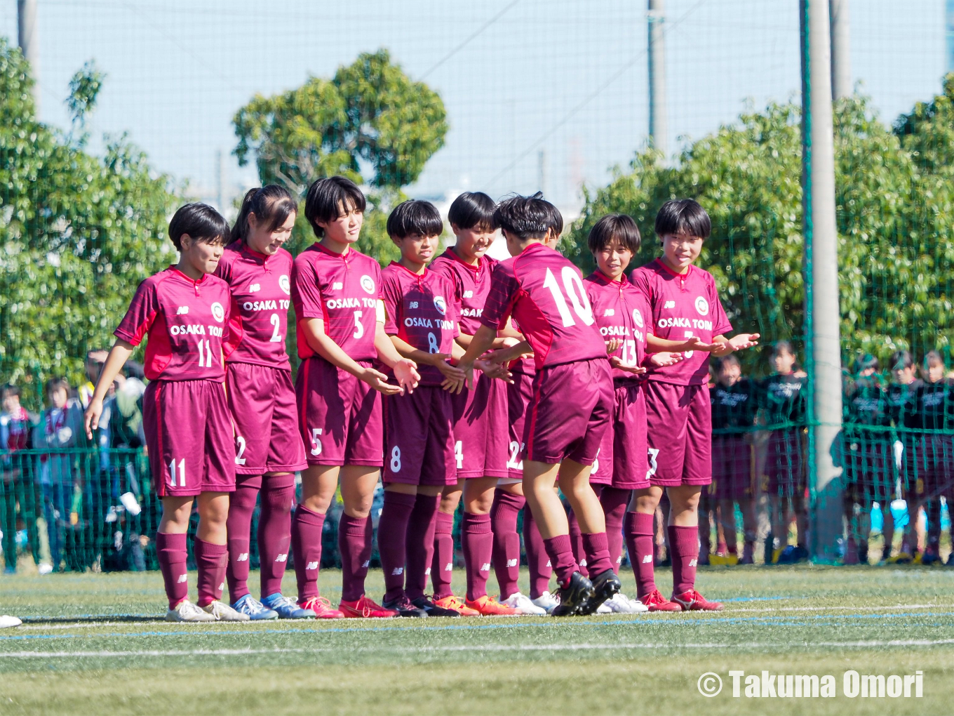 撮影日：2024年11月9日 
第33回全日本高校女子サッカー選手権大阪府予選 決勝リーグ第1節