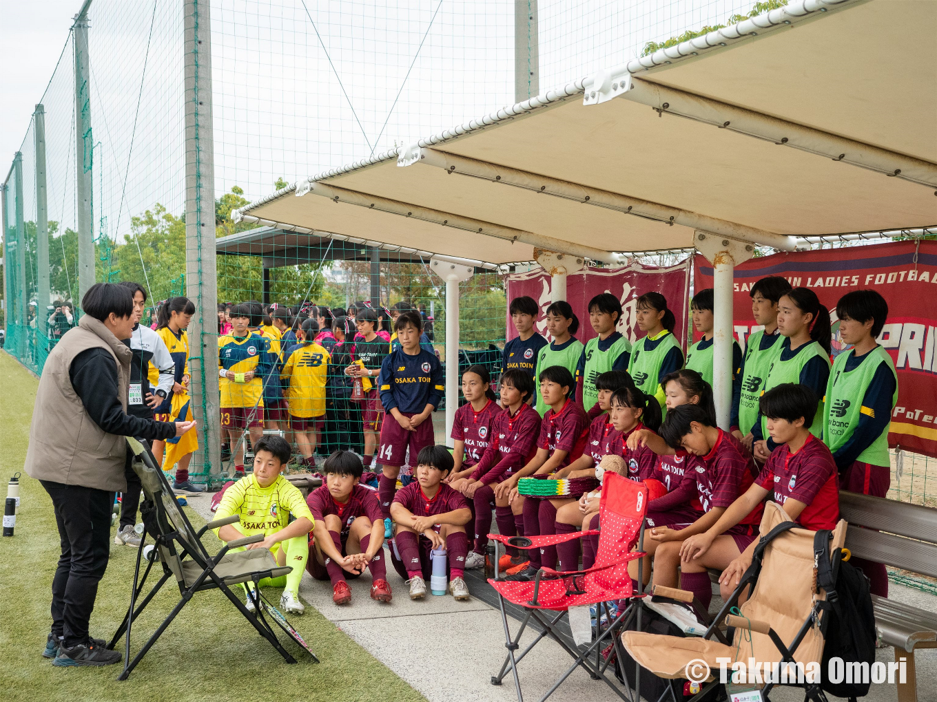 撮影日：2024年11月16日 
第33回全日本高校女子サッカー選手権大阪府予選 決勝リーグ第2節