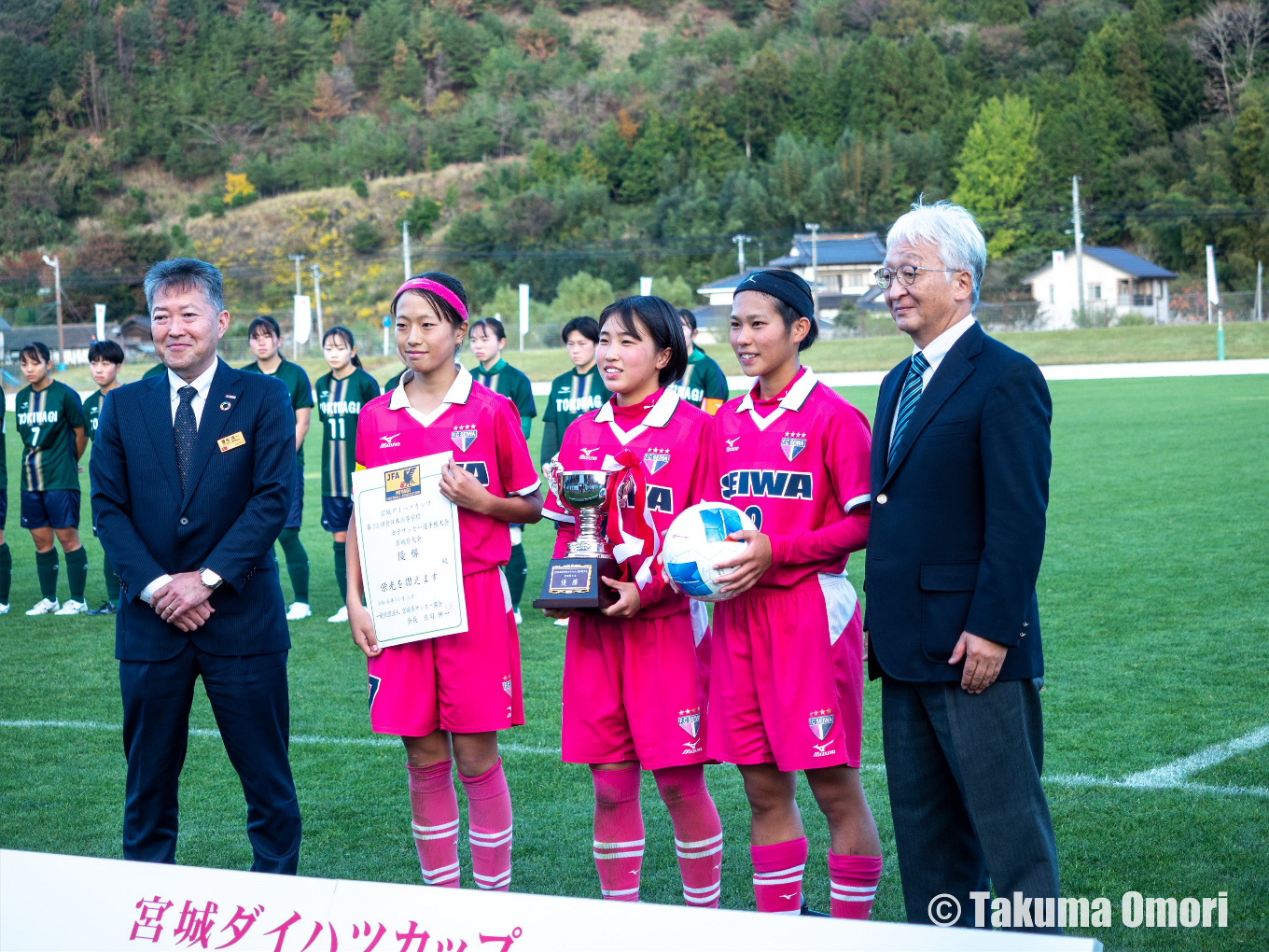 撮影日：2024年11月3日 
全日本高校女子サッカー選手権宮城県大会 決勝
