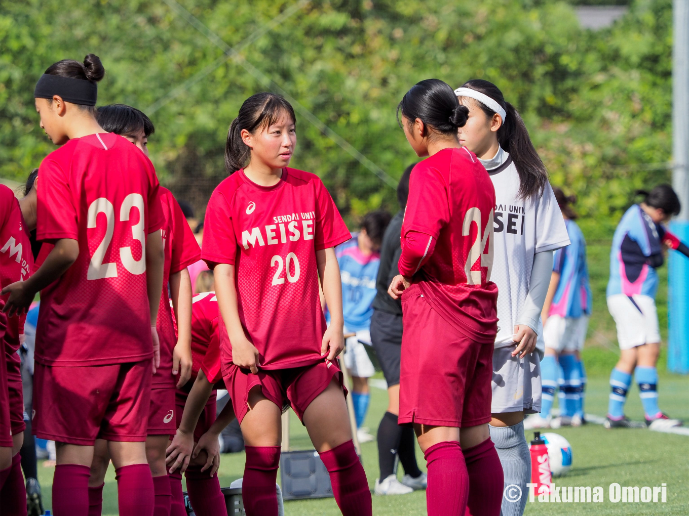 撮影日：2024年11月1日 
全日本高校女子サッカー選手権宮城県大会1回戦