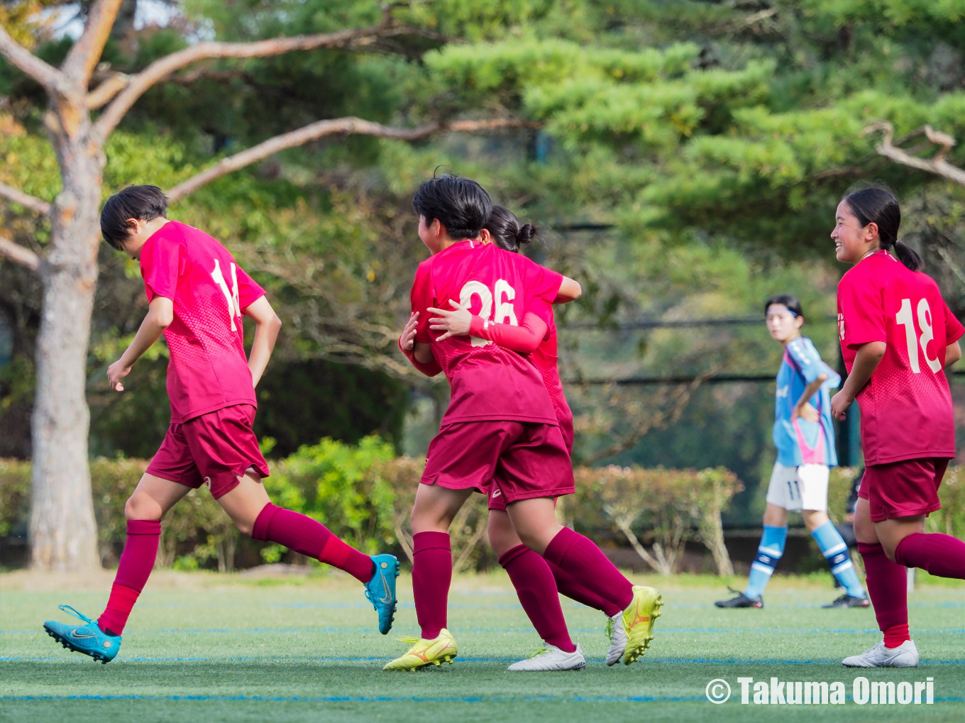 撮影日：2024年11月1日 
全日本高校女子サッカー選手権宮城県大会1回戦