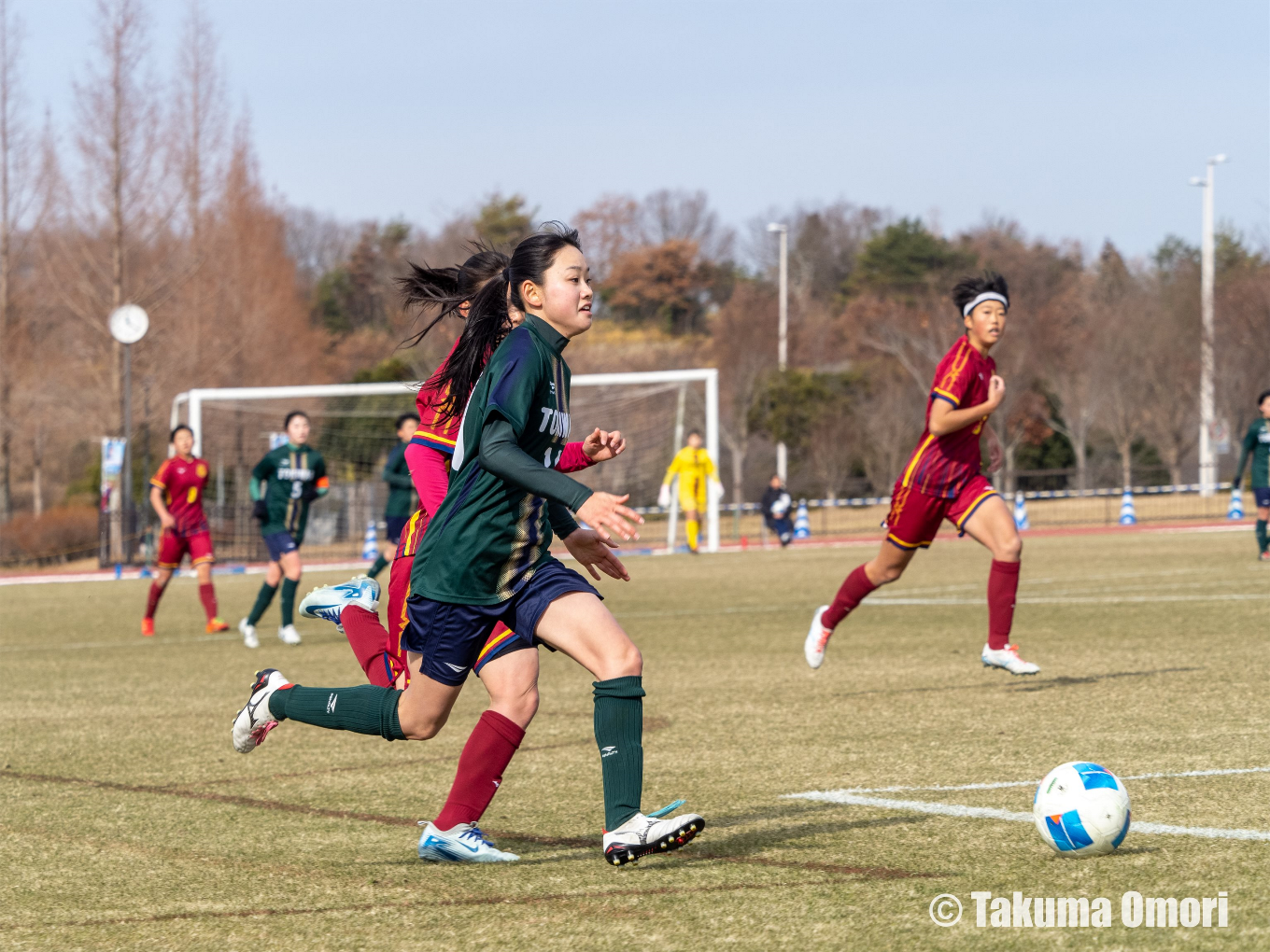 撮影日：2024年1月5日
全日本高等学校女子サッカー選手権 準々決勝