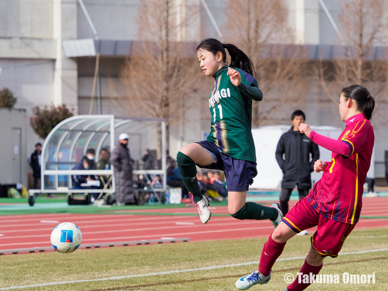 撮影日：2024年1月5日
全日本高等学校女子サッカー選手権 準々決勝