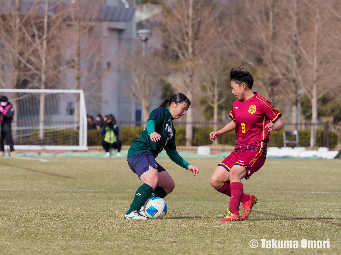 撮影日：2024年1月5日
全日本高等学校女子サッカー選手権 準々決勝