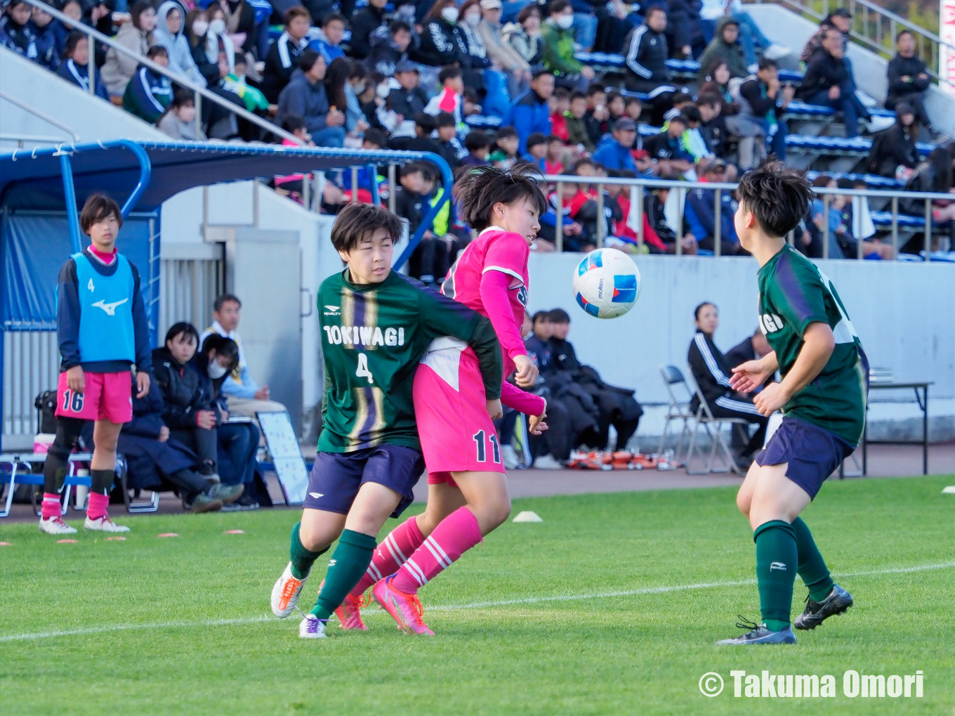 撮影日：2024年11月3日
全日本高校女子サッカー選手権宮城県大会 決勝