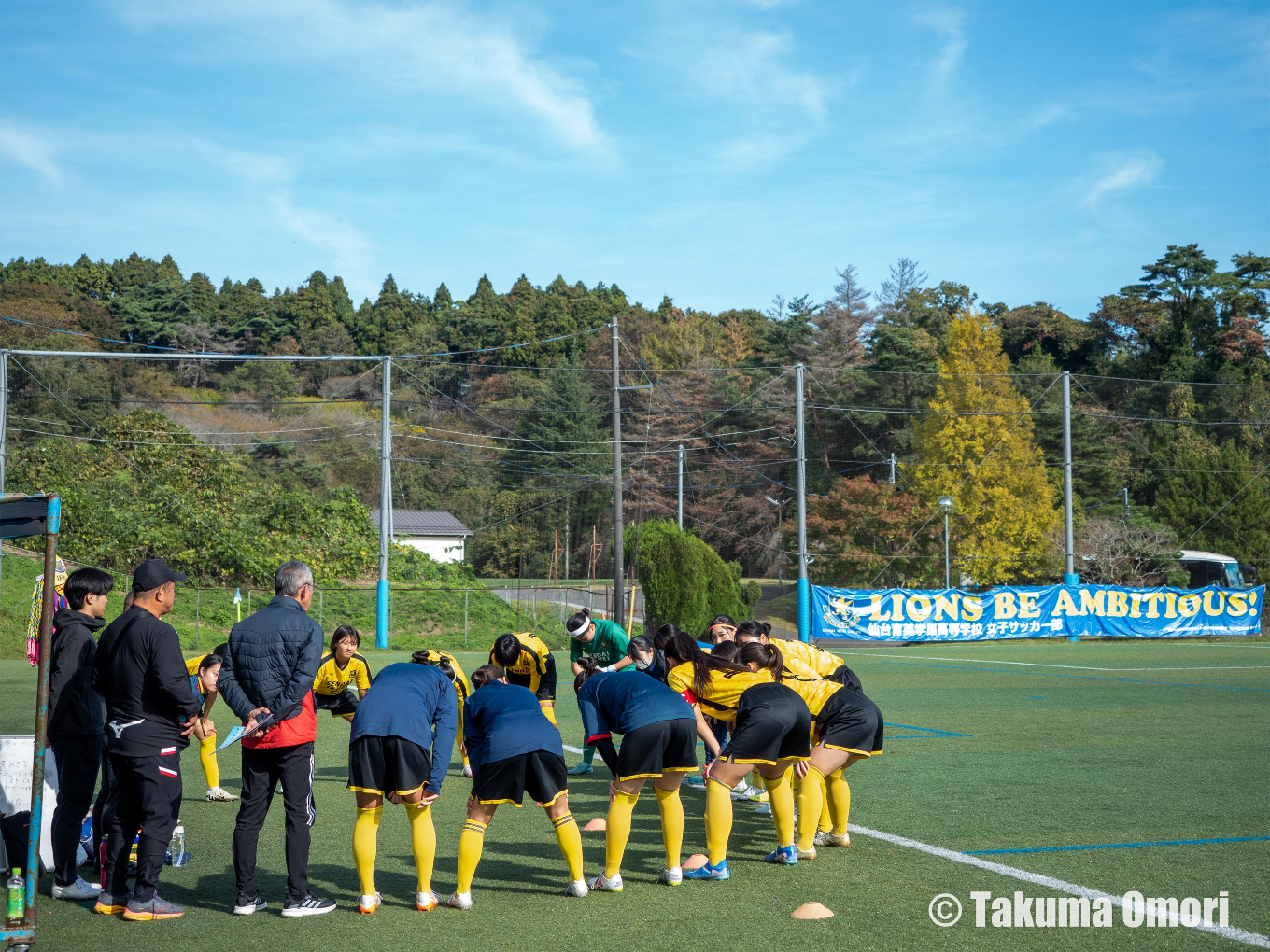 撮影日：2024年11月1日
全日本高校女子サッカー選手権宮城県大会1回戦