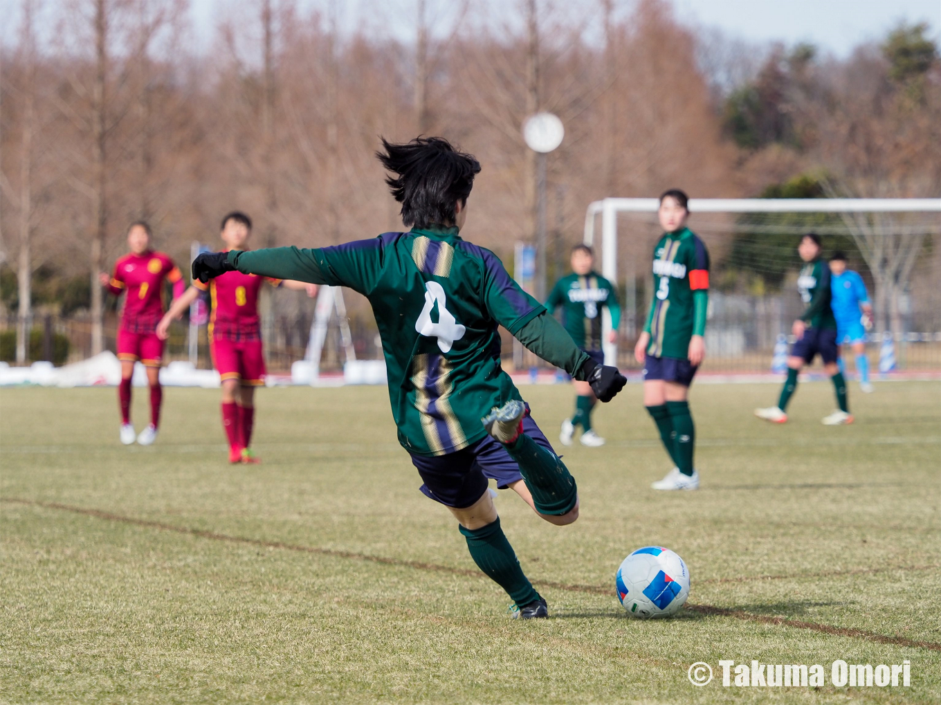 撮影日：2024年1月5日 
全日本高等学校女子サッカー選手権 準々決勝