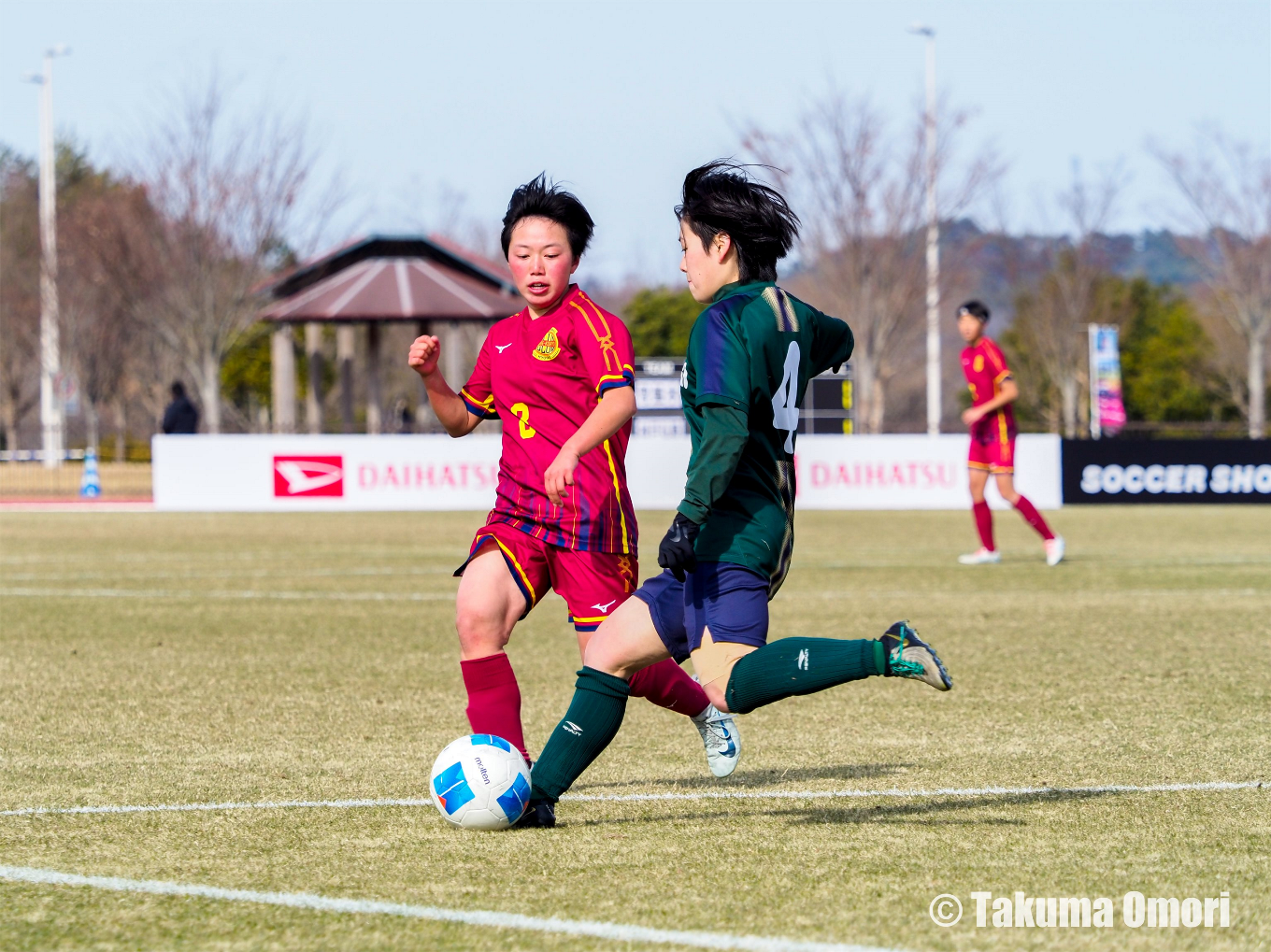 撮影日：2024年1月5日 
全日本高等学校女子サッカー選手権 準々決勝