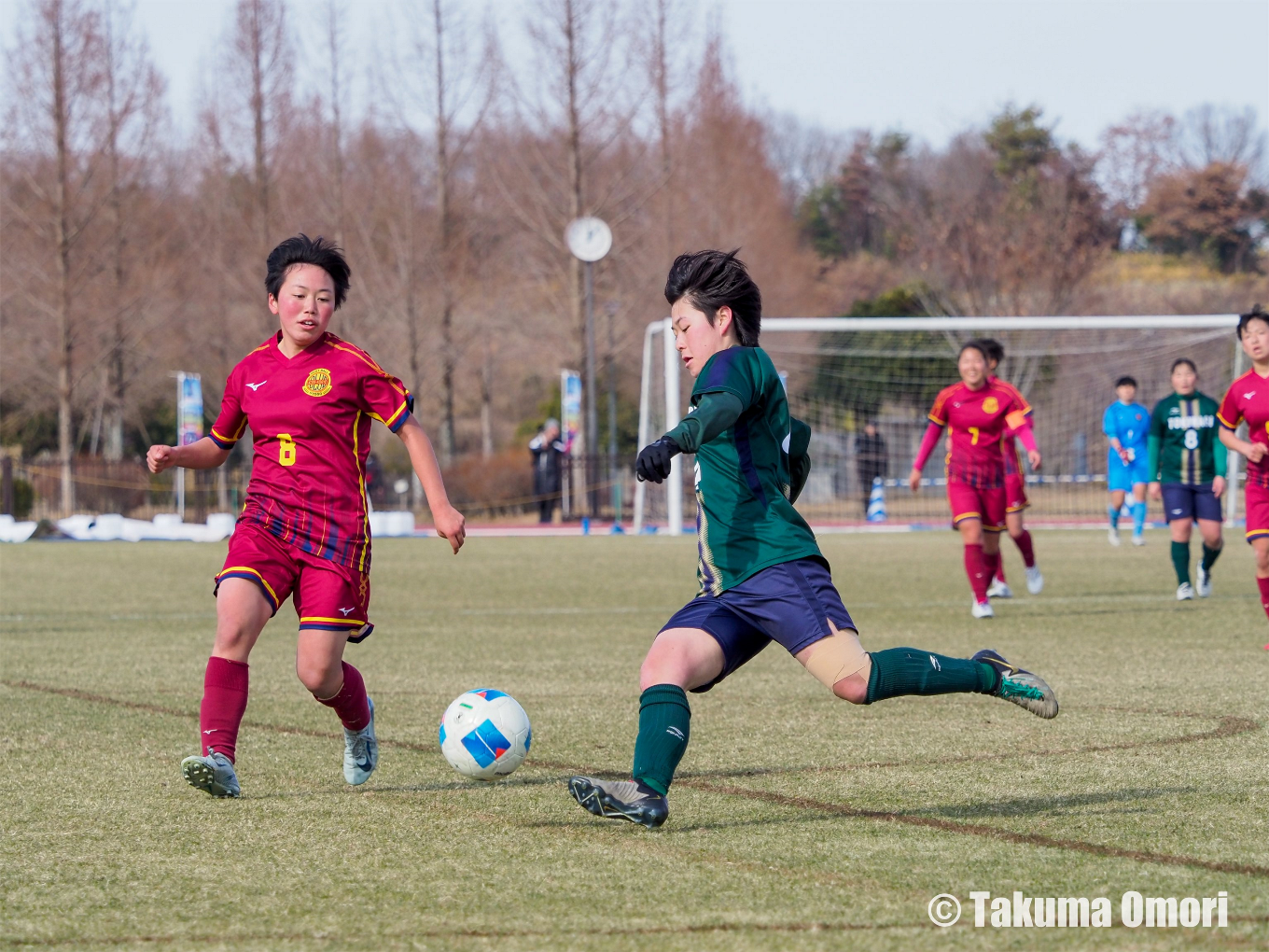 撮影日：2024年1月5日 
全日本高等学校女子サッカー選手権 準々決勝