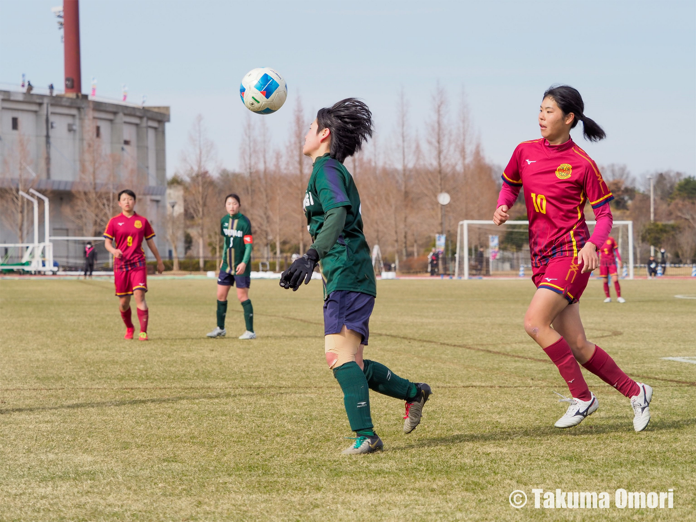 撮影日：2024年1月5日 
全日本高等学校女子サッカー選手権 準々決勝