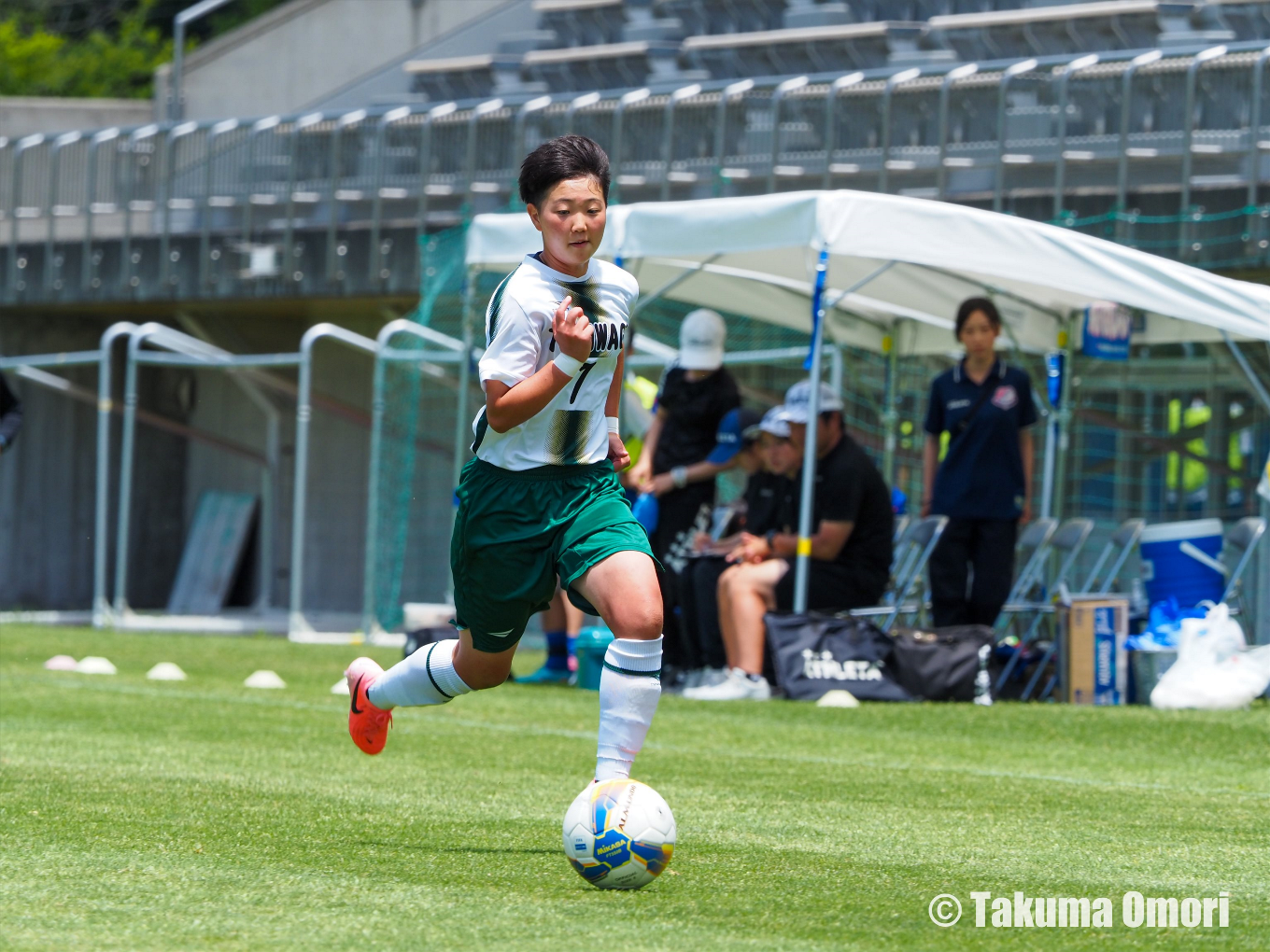 撮影日：2024年6月16日 
東北高校女子サッカー選手権 準決勝