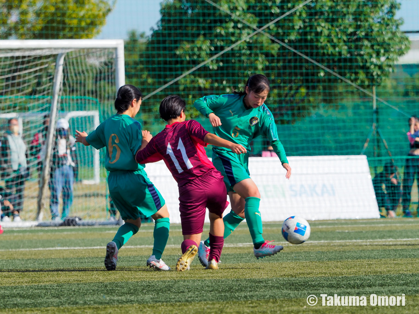 撮影日：2024年11月9日
全日本高校女子サッカー選手権大阪府予選 決勝リーグ