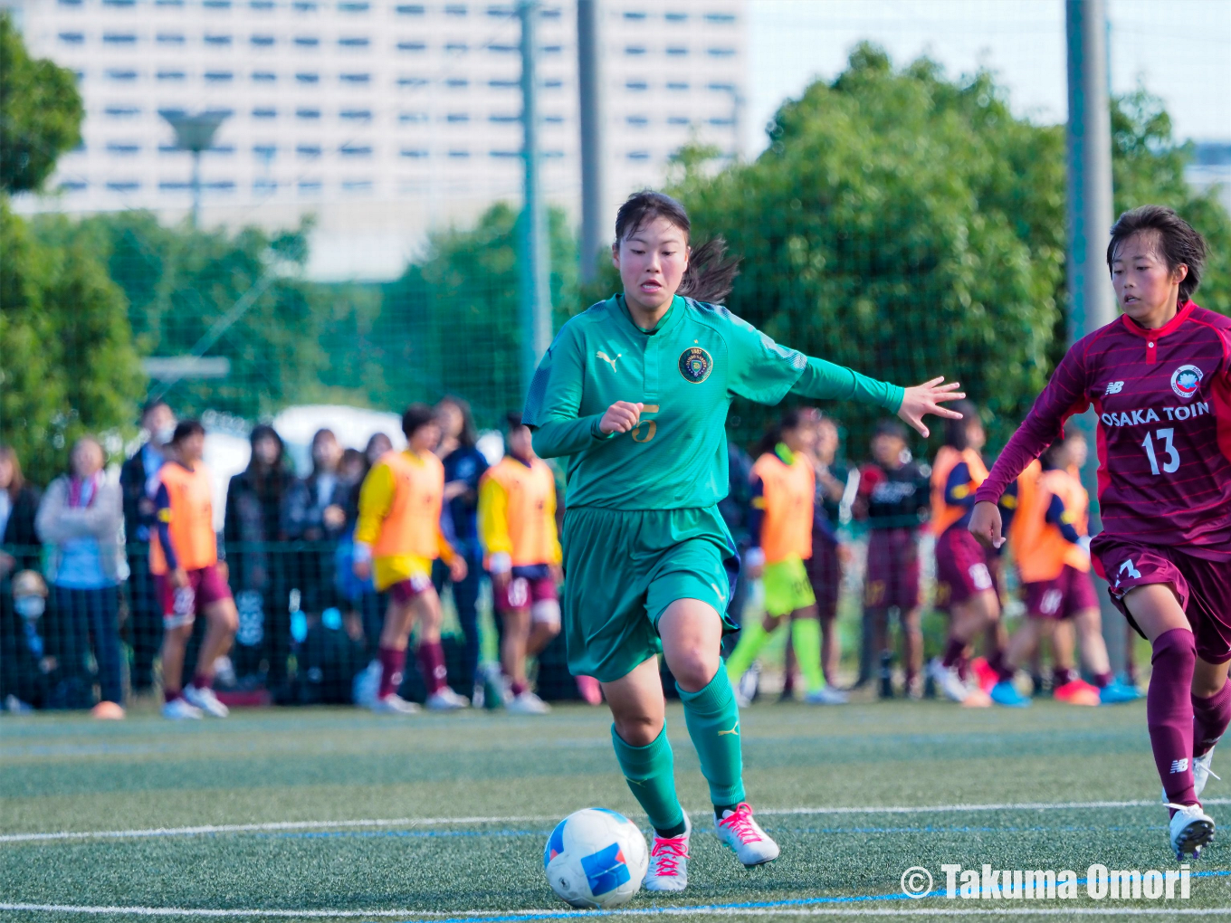 撮影日：2024年11月9日
全日本高校女子サッカー選手権大阪府予選 決勝リーグ