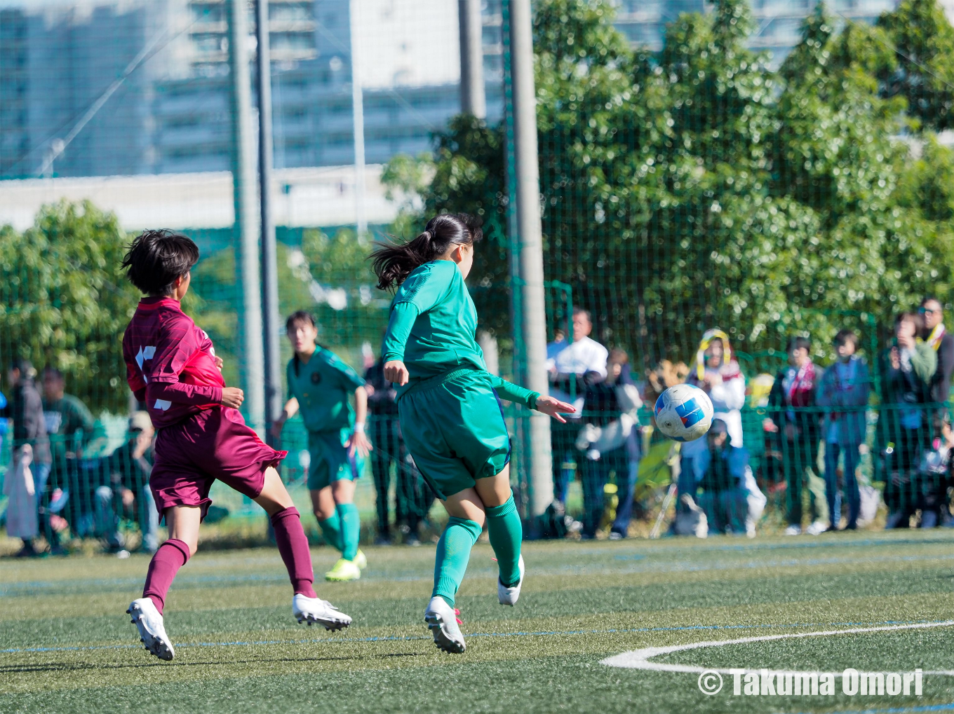 撮影日：2024年11月9日
全日本高校女子サッカー選手権大阪府予選 決勝リーグ