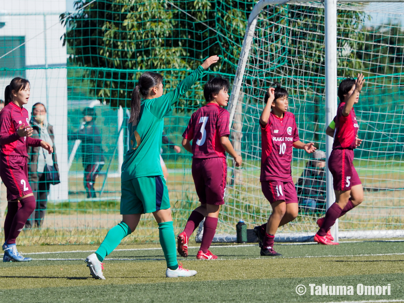 撮影日：2024年11月9日
全日本高校女子サッカー選手権大阪府予選 決勝リーグ