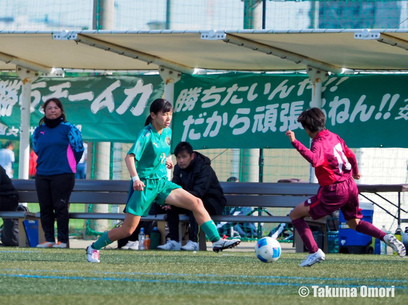 撮影日：2024年11月9日
全日本高校女子サッカー選手権大阪府予選 決勝リーグ