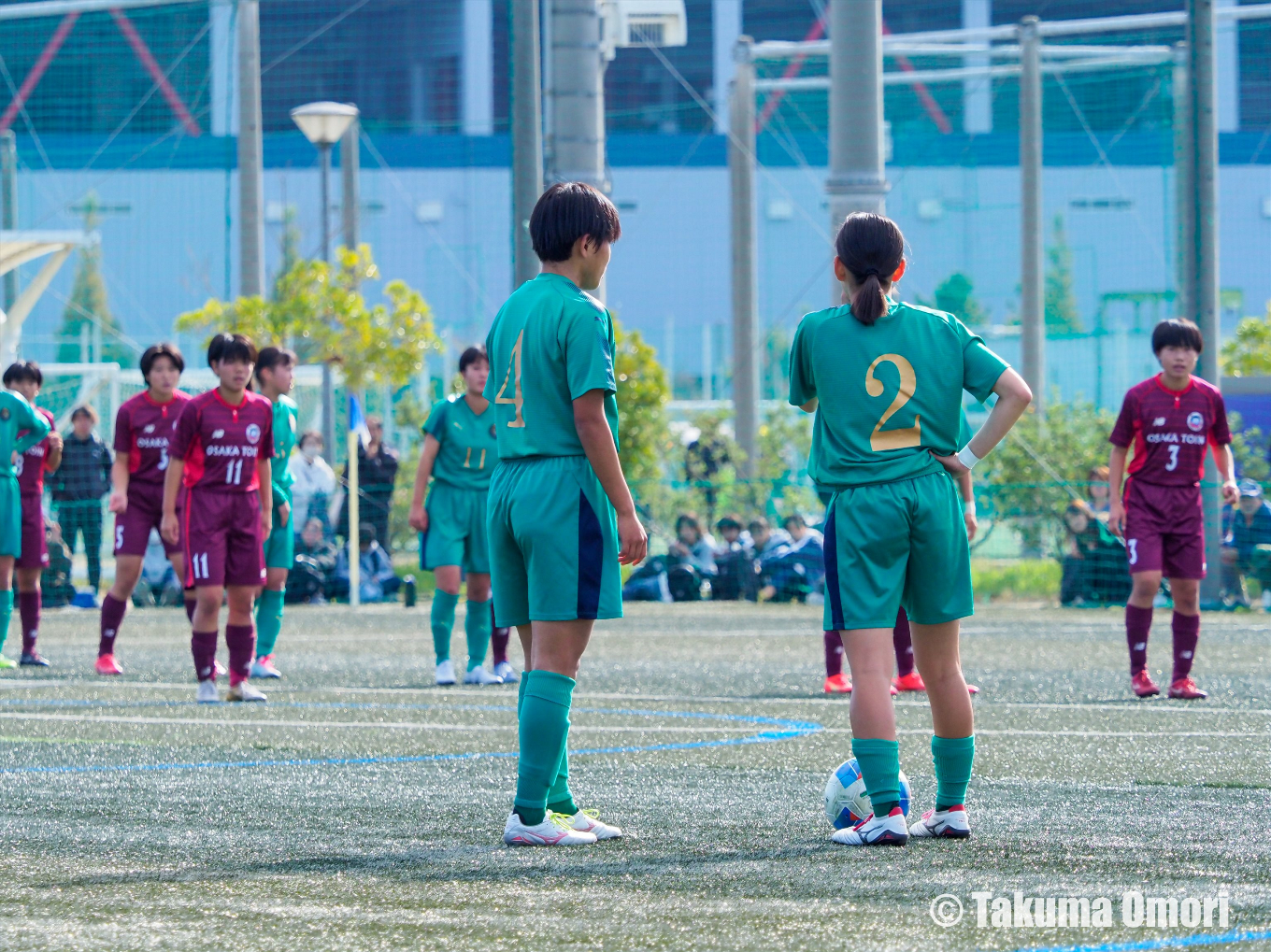 撮影日：2024年11月9日
全日本高校女子サッカー選手権大阪府予選 決勝リーグ