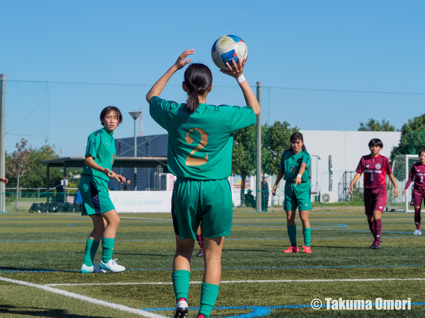 撮影日：2024年11月9日
全日本高校女子サッカー選手権大阪府予選 決勝リーグ