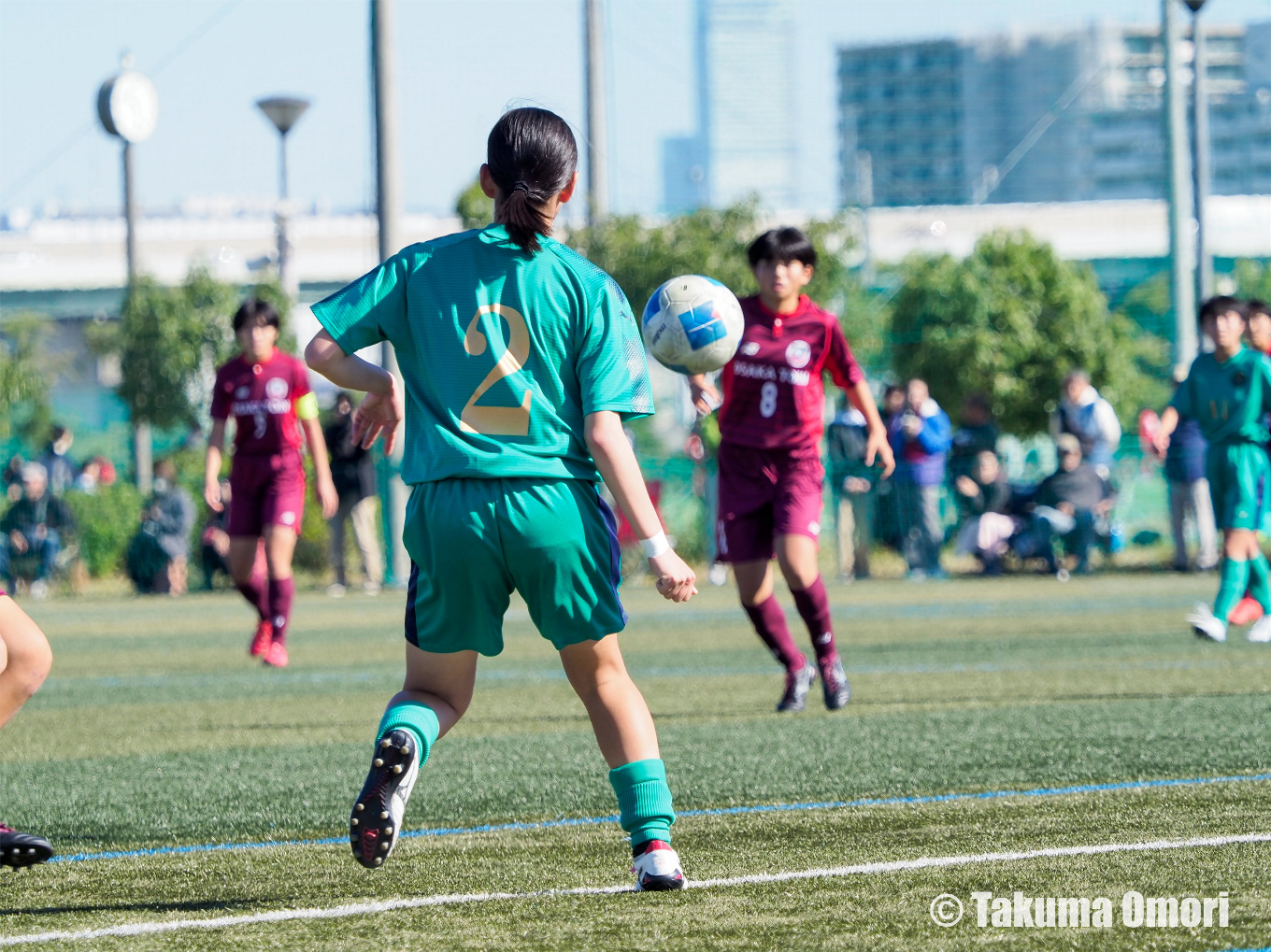 撮影日：2024年11月9日
全日本高校女子サッカー選手権大阪府予選 決勝リーグ
