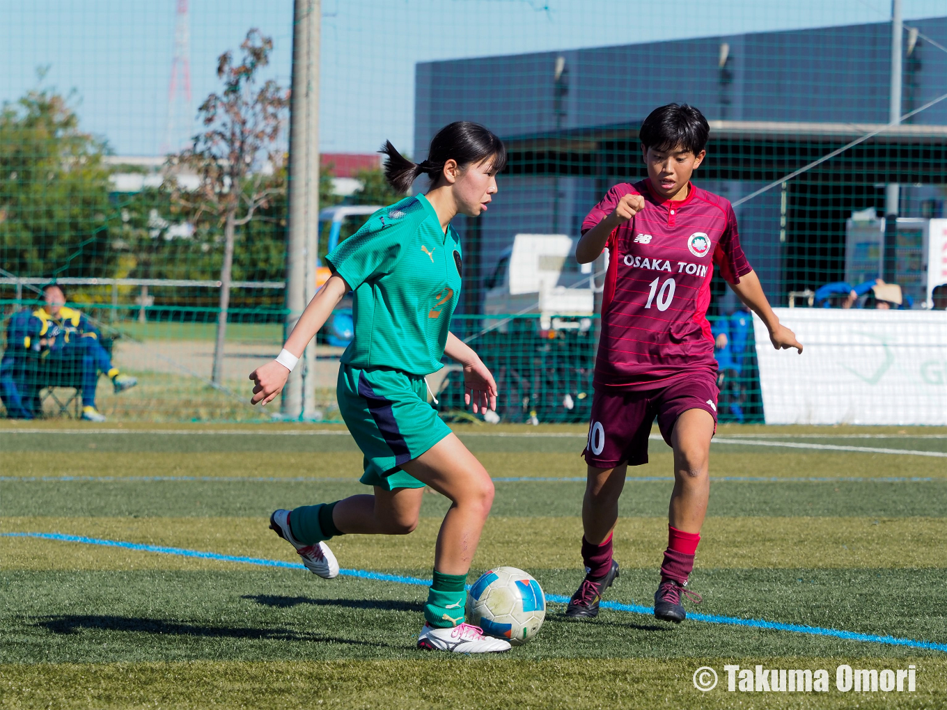 撮影日：2024年11月9日
全日本高校女子サッカー選手権大阪府予選 決勝リーグ