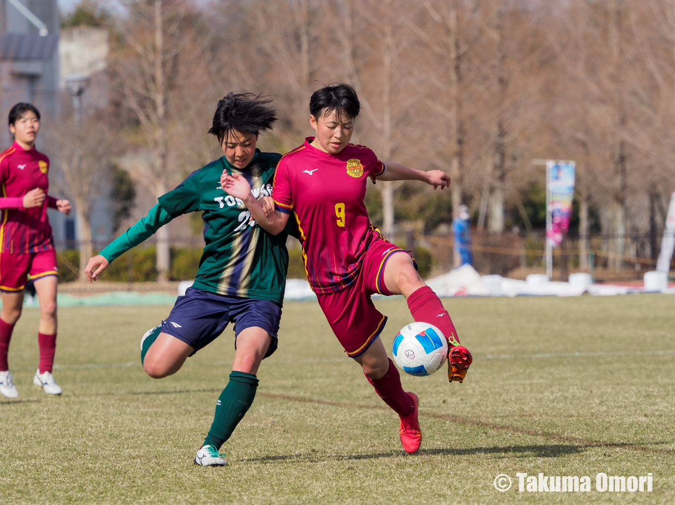 撮影日：2024年1月5日
全日本高等学校女子サッカー選手権 準々決勝