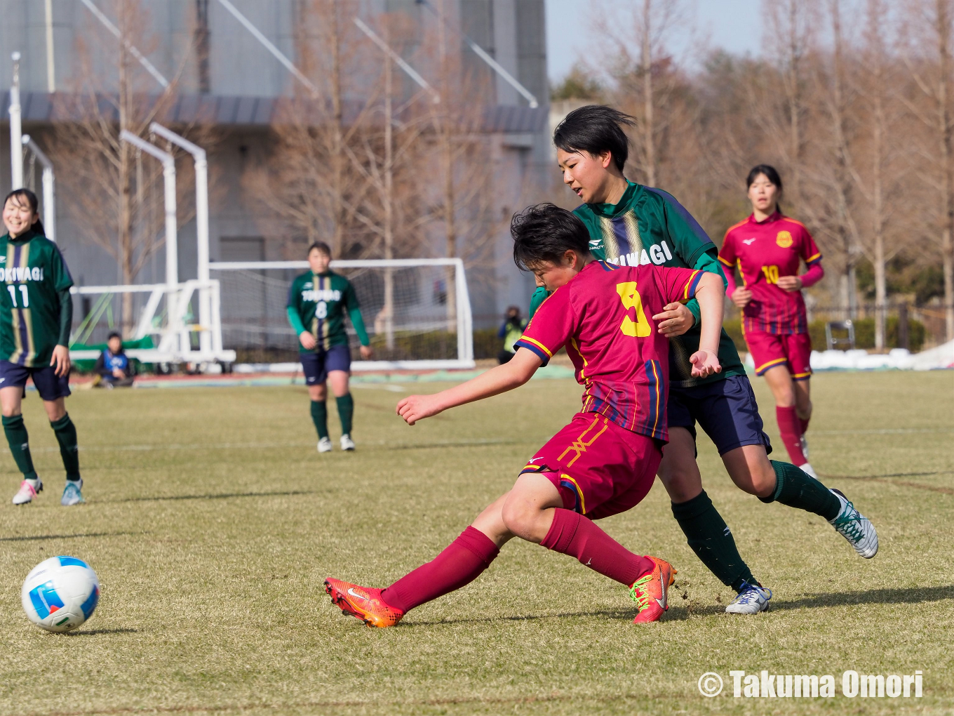 撮影日：2024年1月5日
全日本高等学校女子サッカー選手権 準々決勝