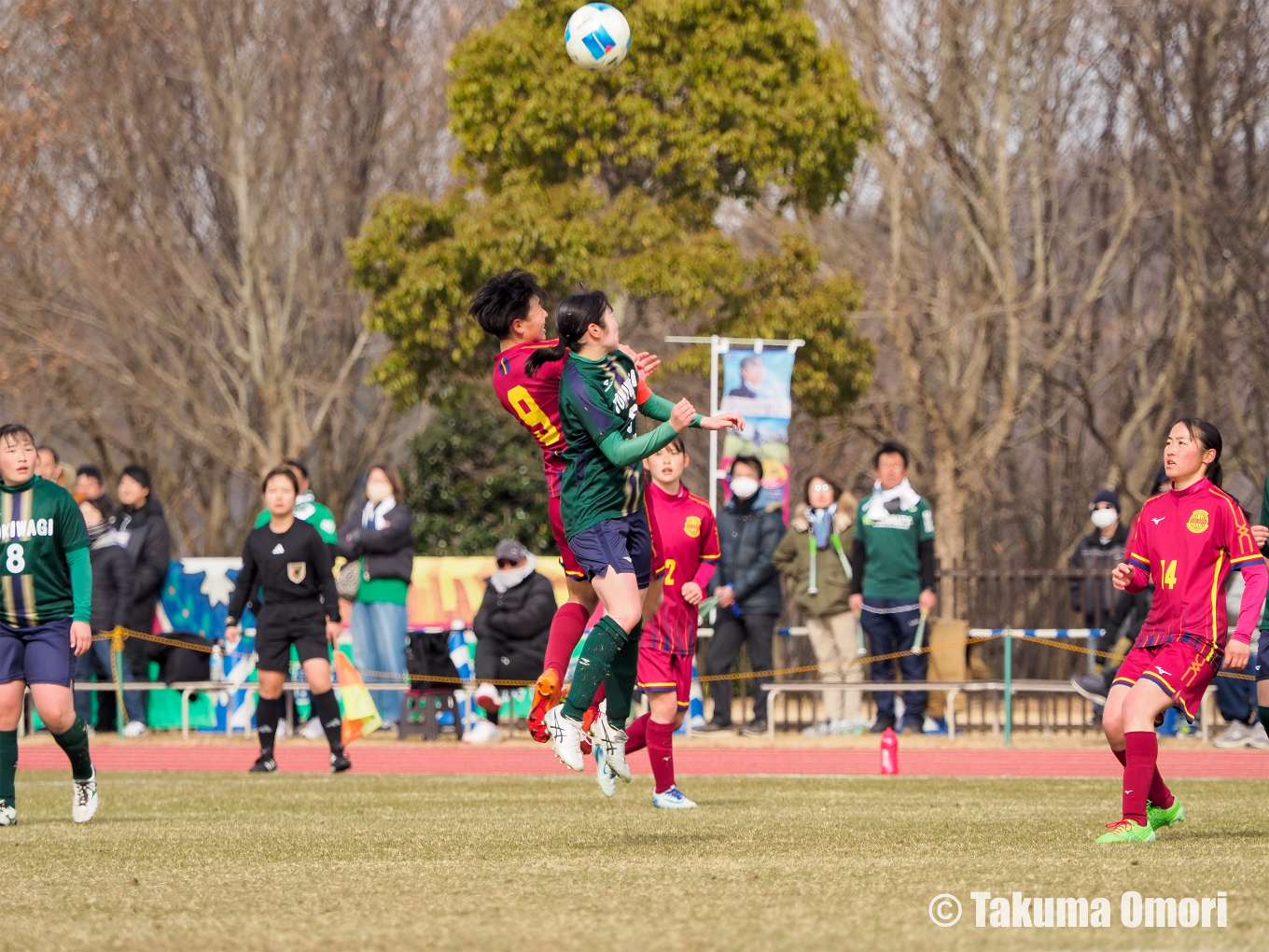 撮影日：2024年1月5日
全日本高等学校女子サッカー選手権 準々決勝