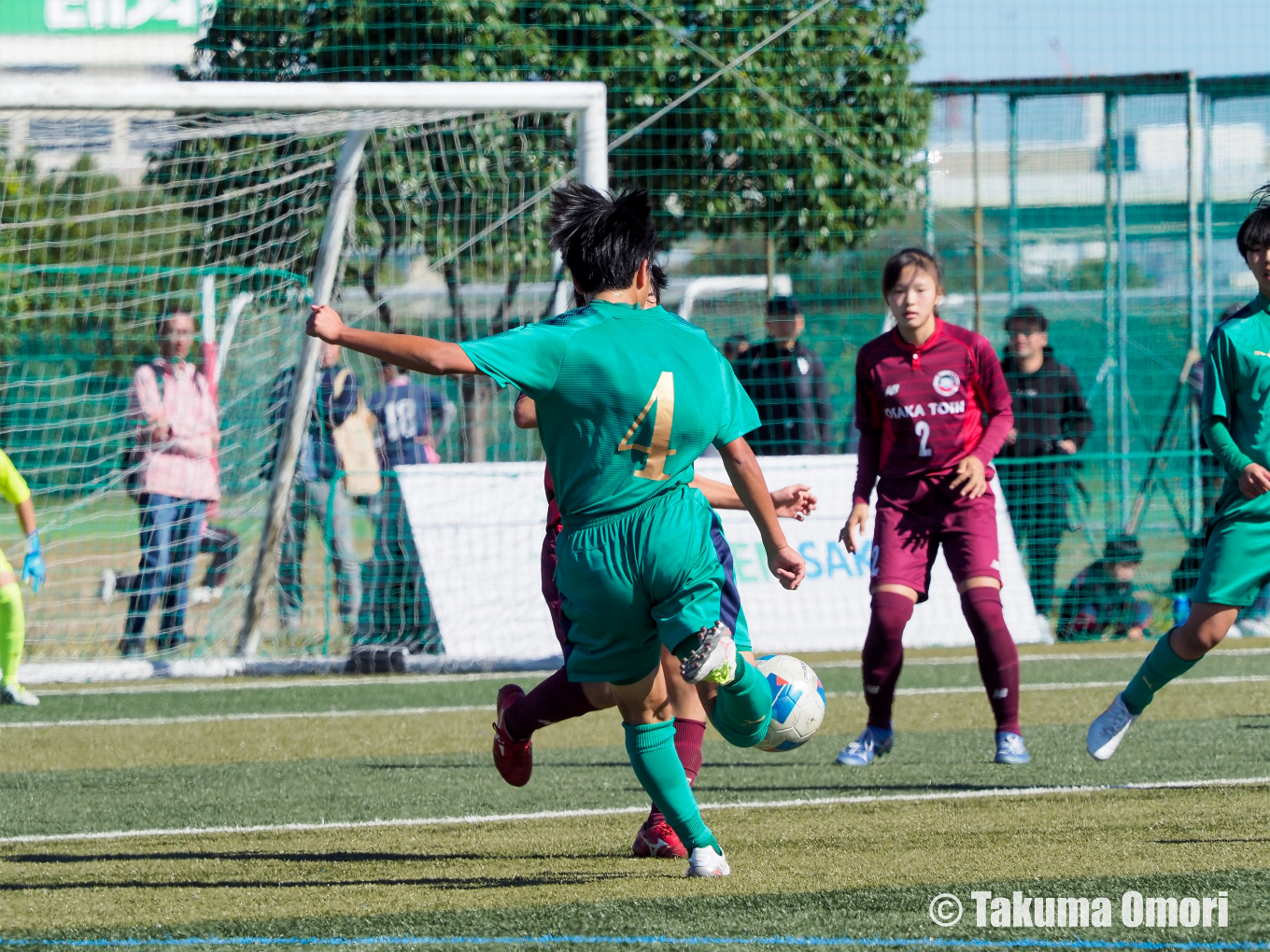 撮影日：2024年11月9日
全日本高校女子サッカー選手権大阪府予選 決勝リーグ