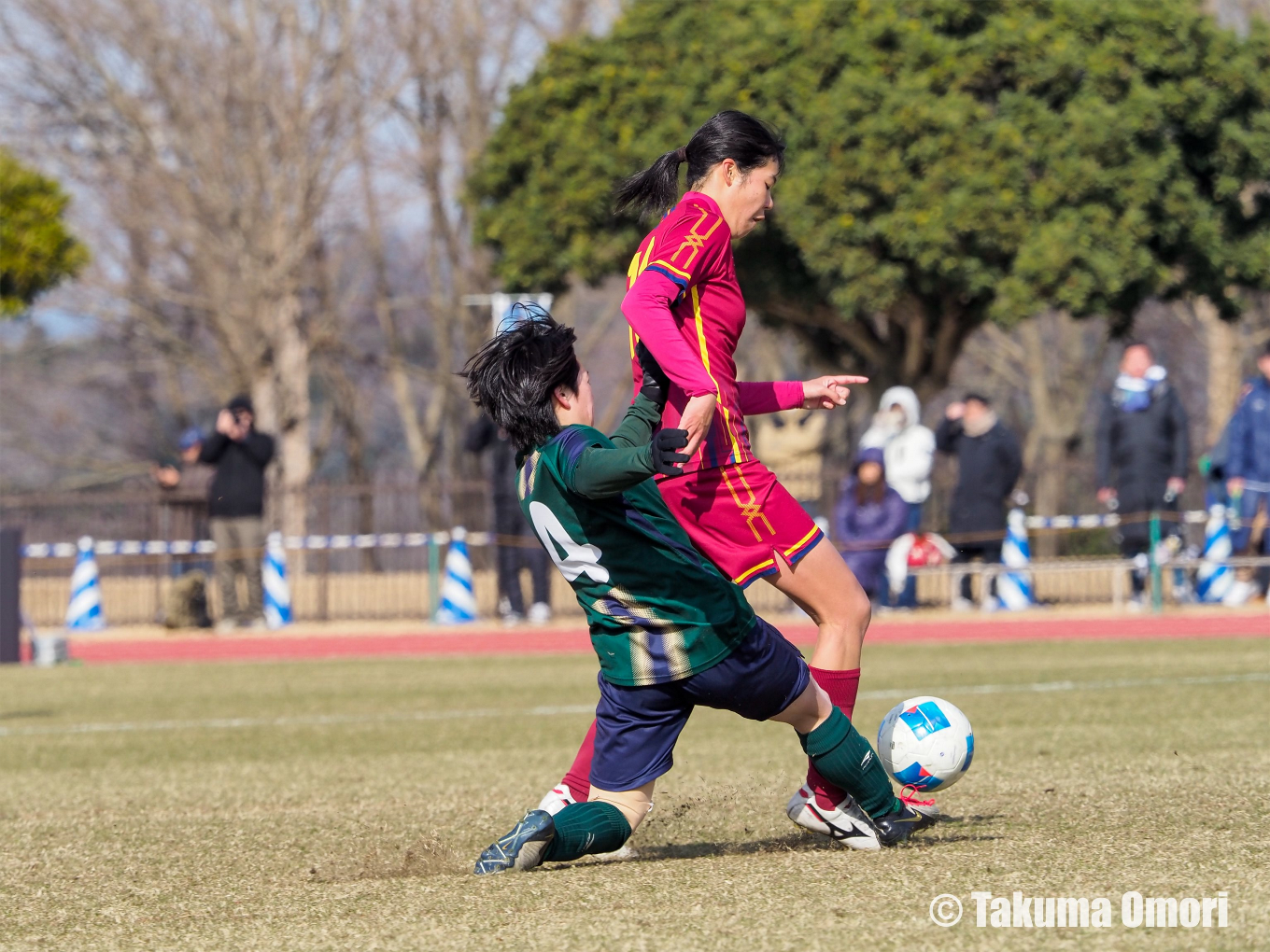 撮影日：2024年1月5日
全日本高等学校女子サッカー選手権 準々決勝