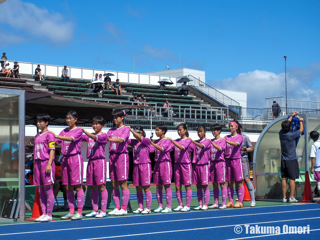 撮影日：2024年7月30日 
インターハイ1回戦