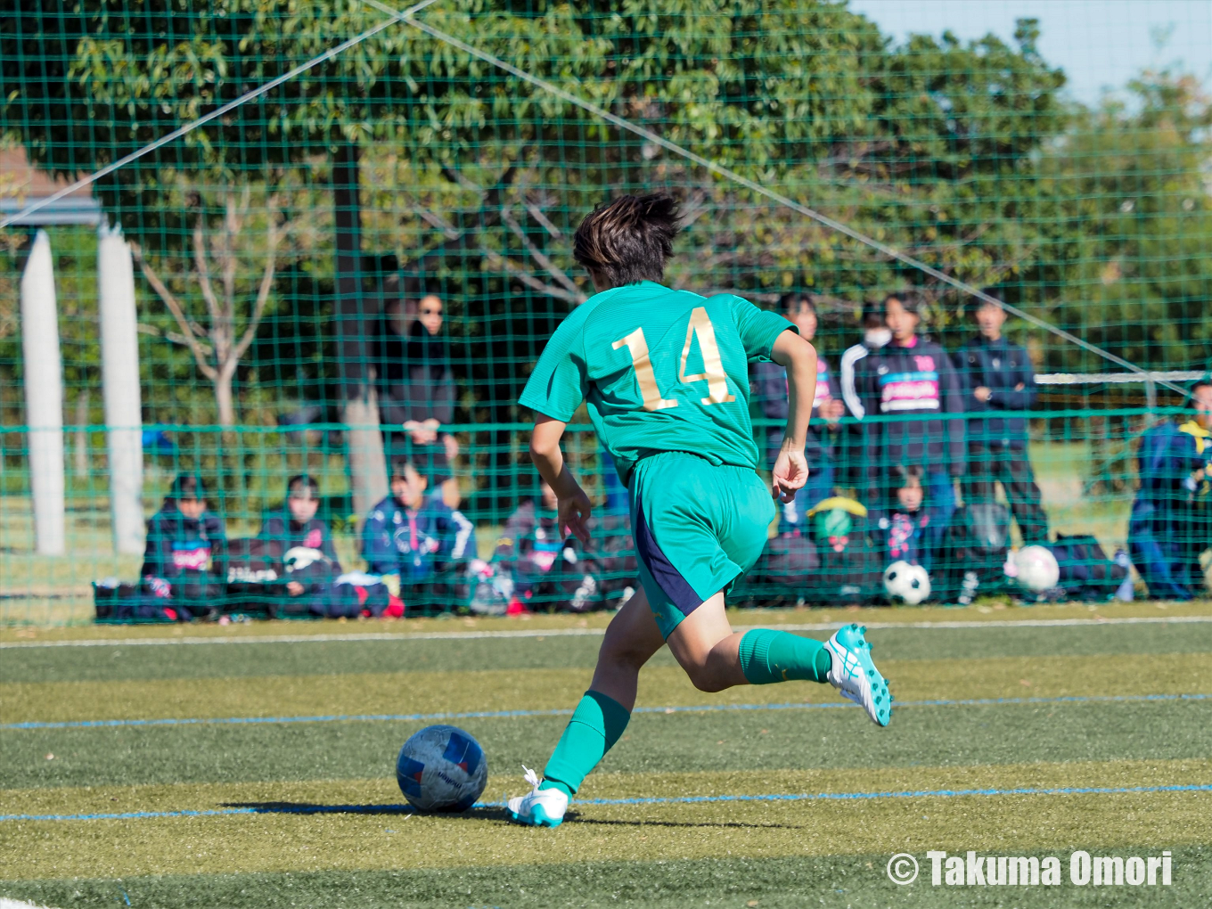 撮影日：2024年11月9日
全日本高校女子サッカー選手権大阪府予選 決勝リーグ