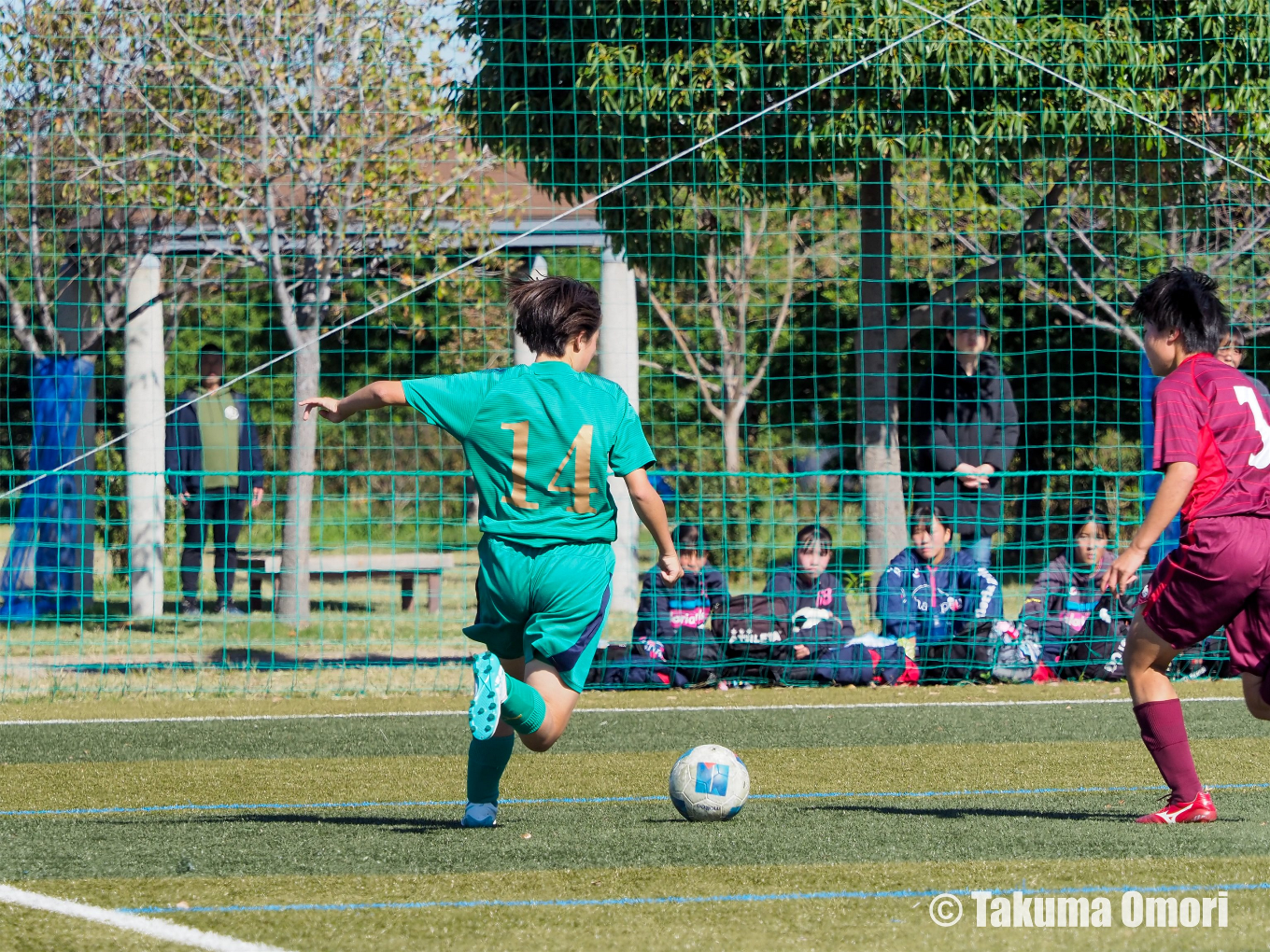 撮影日：2024年11月9日
全日本高校女子サッカー選手権大阪府予選 決勝リーグ