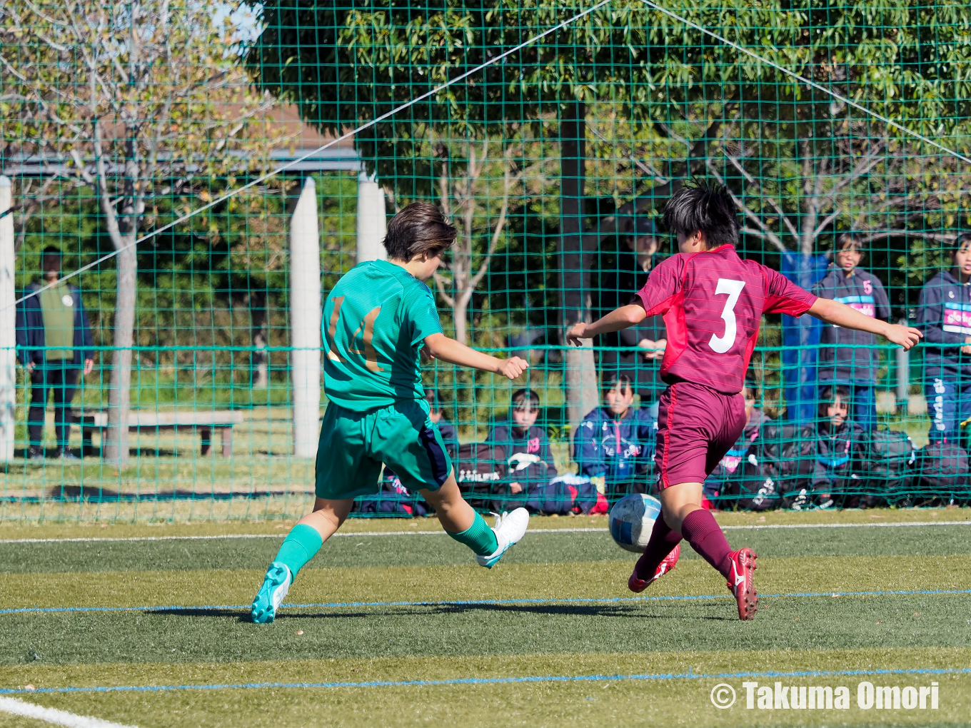 撮影日：2024年11月9日
全日本高校女子サッカー選手権大阪府予選 決勝リーグ