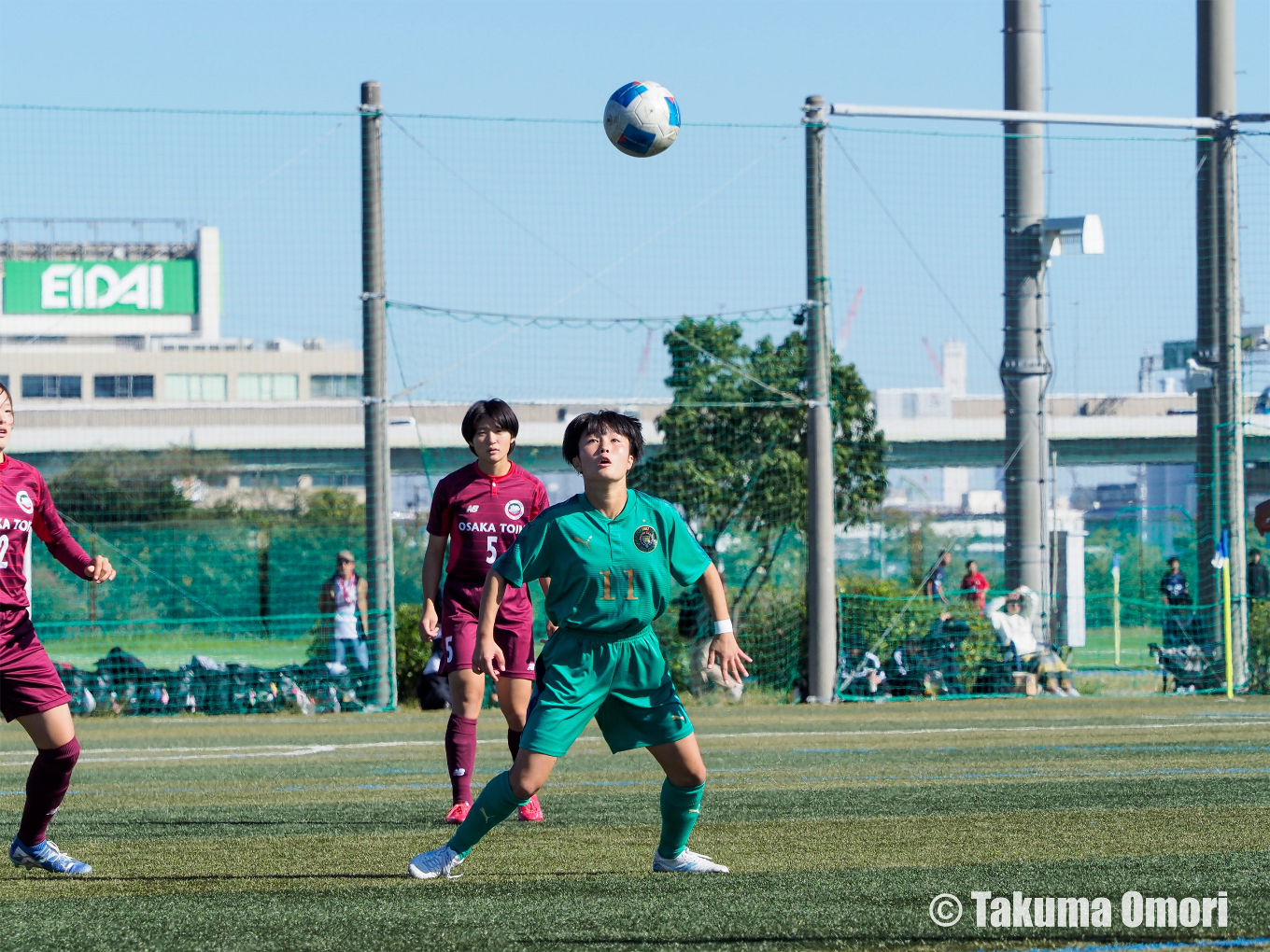 全日本高校女子サッカー選手権大阪府予選 決勝リーグ
撮影日：2024年11月9日