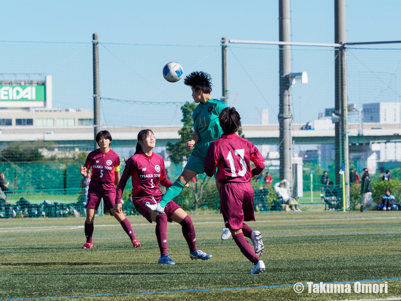 撮影日：2024年11月9日
全日本高校女子サッカー選手権大阪府予選 決勝リーグ