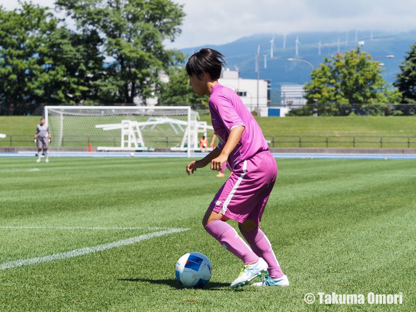 撮影日：2024年7月30日 
インターハイ1回戦