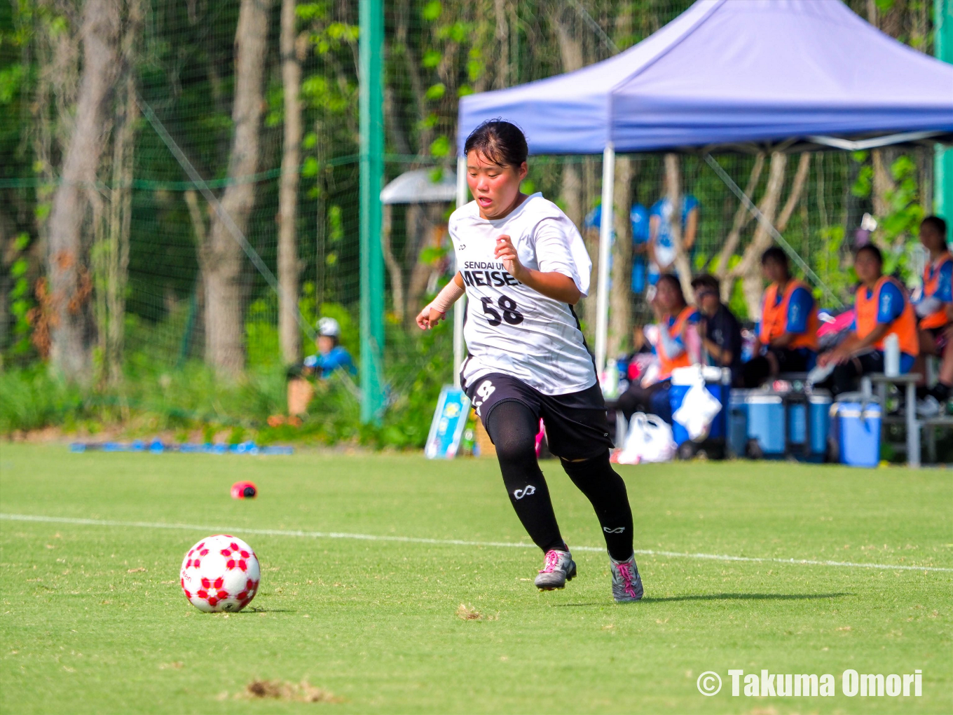 撮影日：2024年9月7日 
皇后杯東北大会1回戦