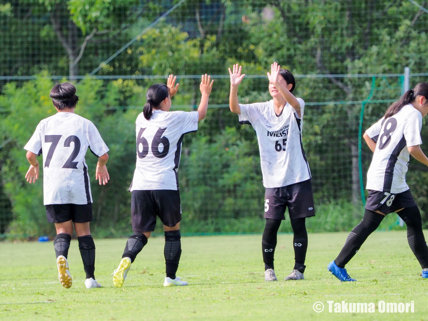 撮影日：2024年9月7日 
皇后杯東北大会1回戦