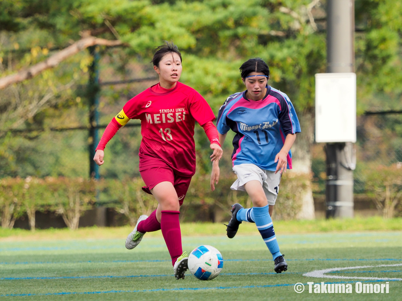 撮影日：2024年11月1日 
全日本高校女子サッカー選手権宮城県予選