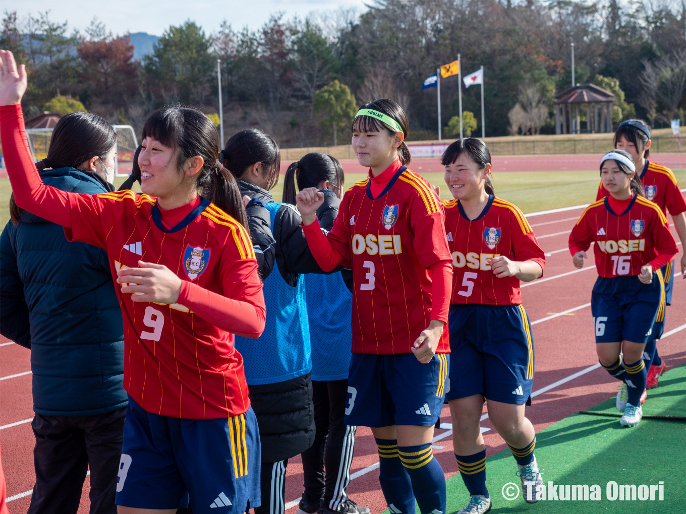 撮影日：2024年12月30日 
全日本高等学校女子サッカー選手権 2回戦